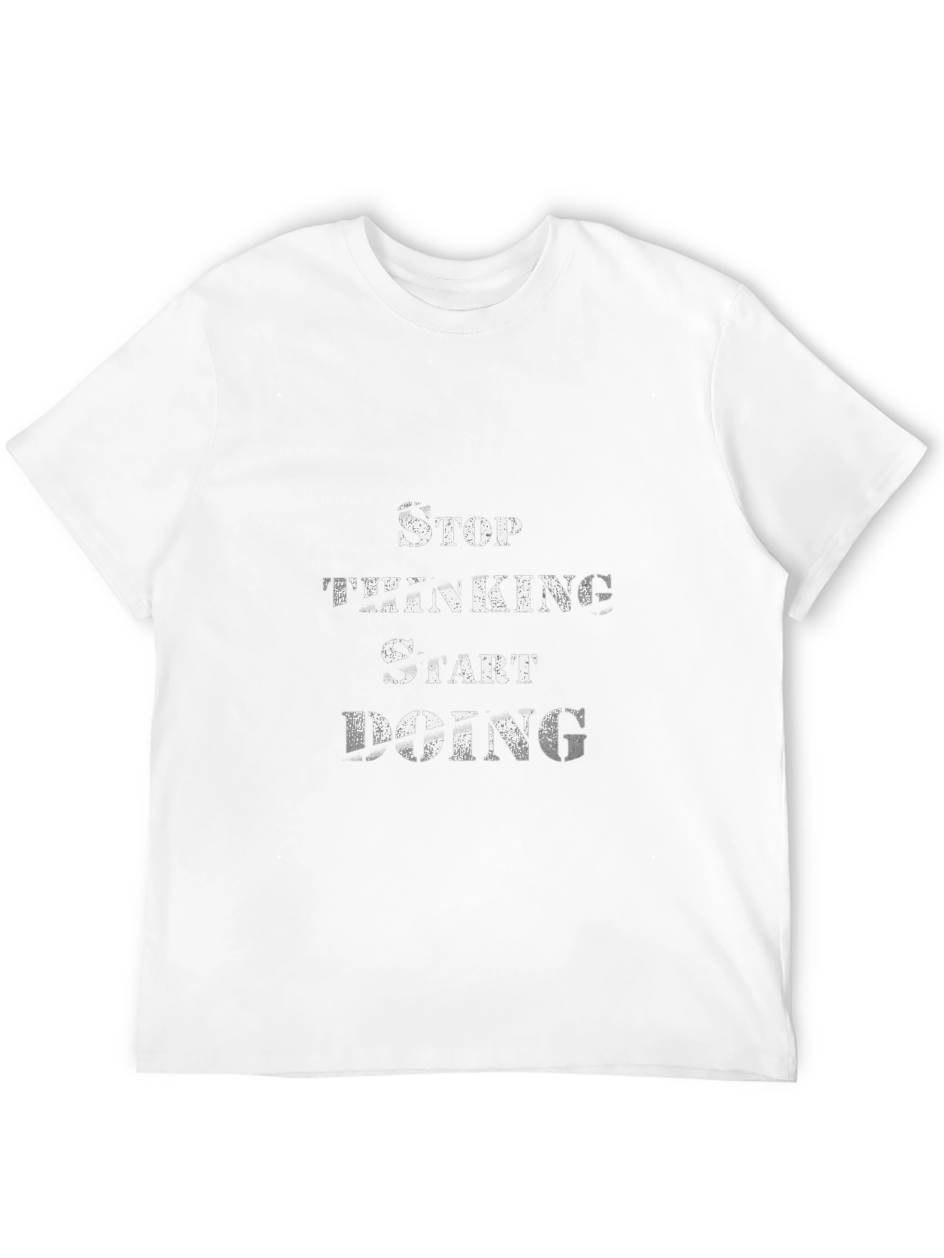 Stop Thinking Start Doing Black T-Shirt