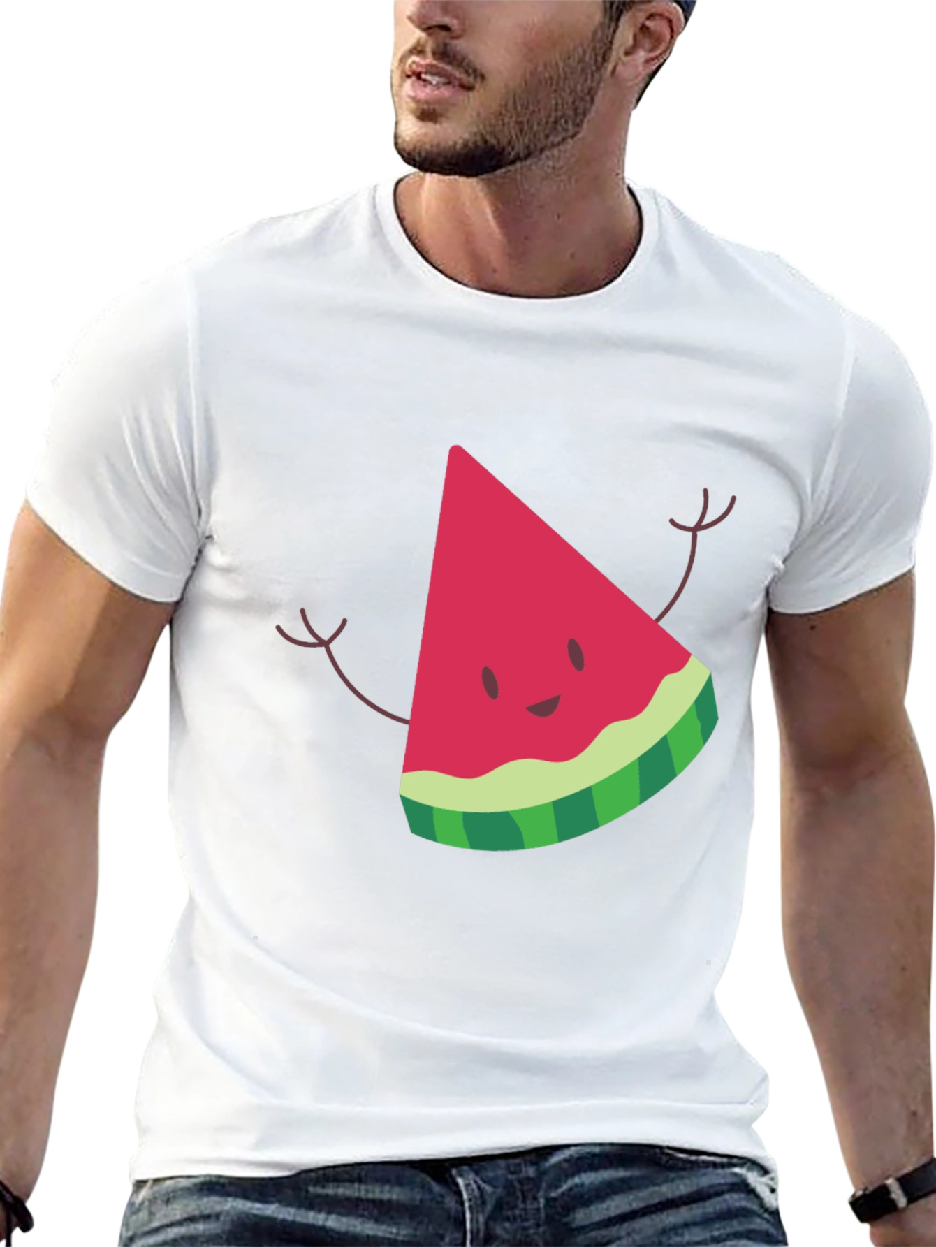 Fun Watermelon Graphic T-Shirt