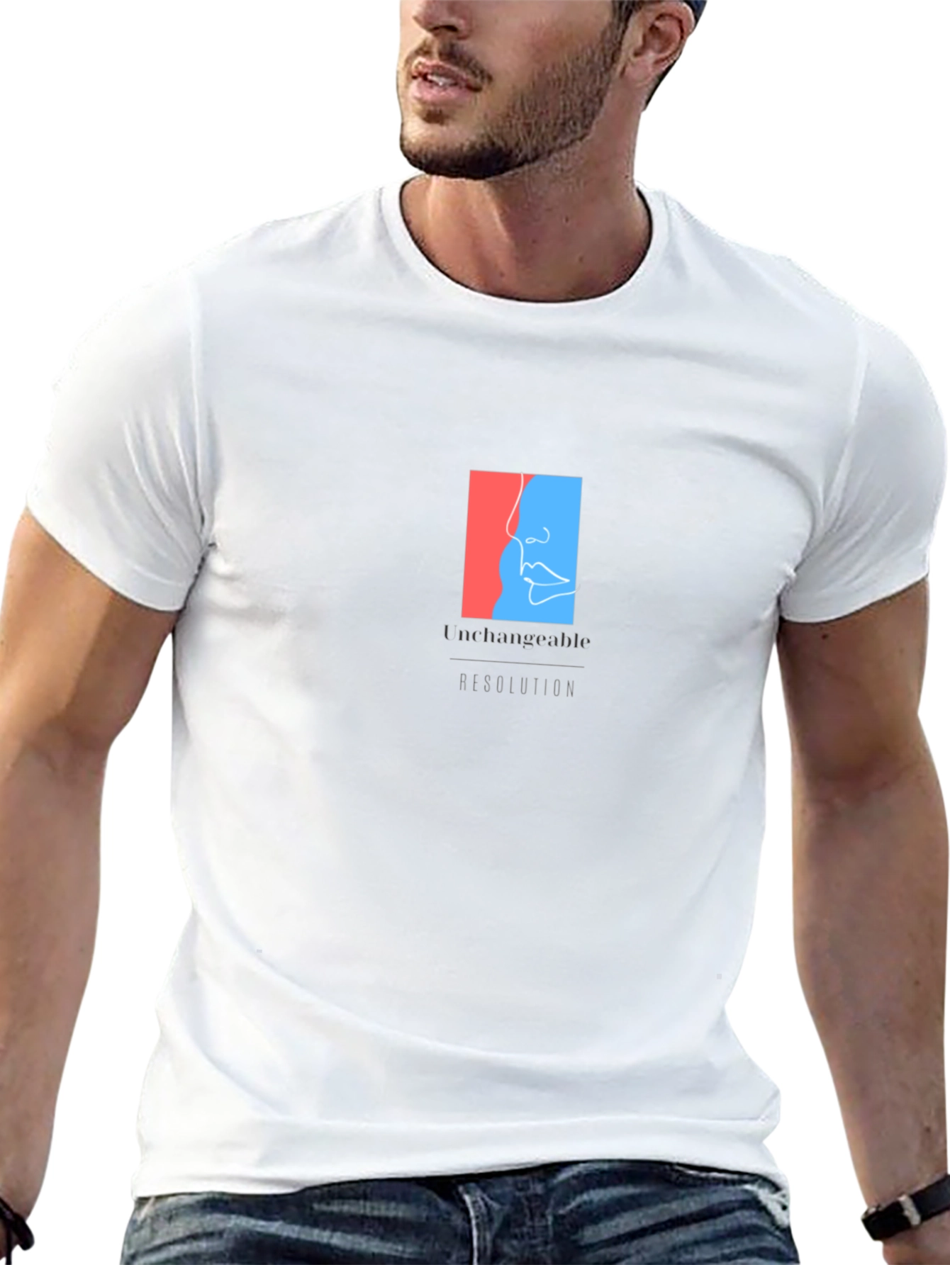Unchangeable Graphic Tee - Premium Black Cotton