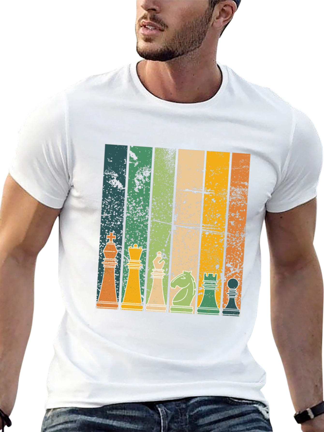 Retro Chess Piece T-Shirt