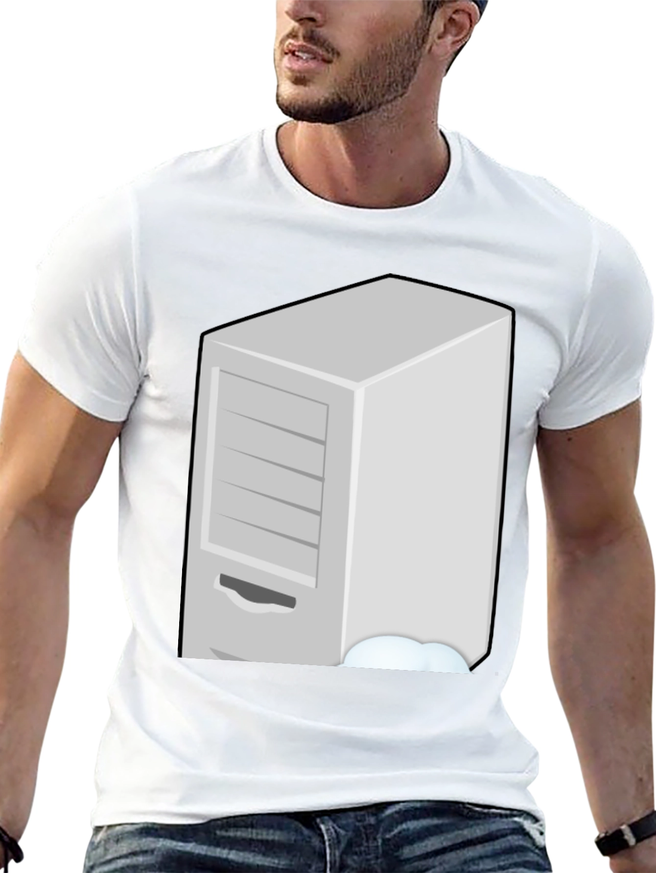 Server Rack Humor Graphic Tee