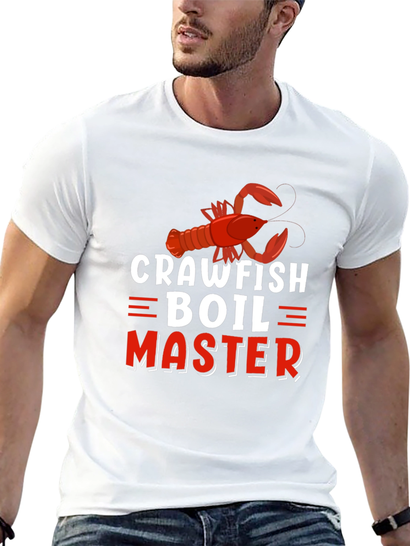 Crawfish Boil Master T-Shirt - Seafood Party Apparel