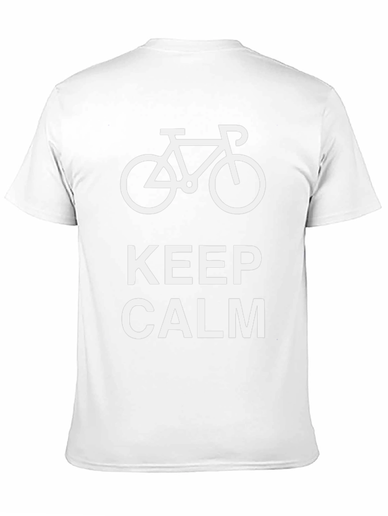 Keep Calm Cycle T-Shirt - Mens Black Tee