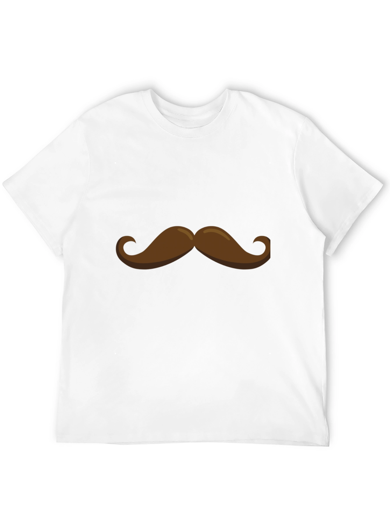 Mustache Graphic Tee - Funny Novelty Shirt