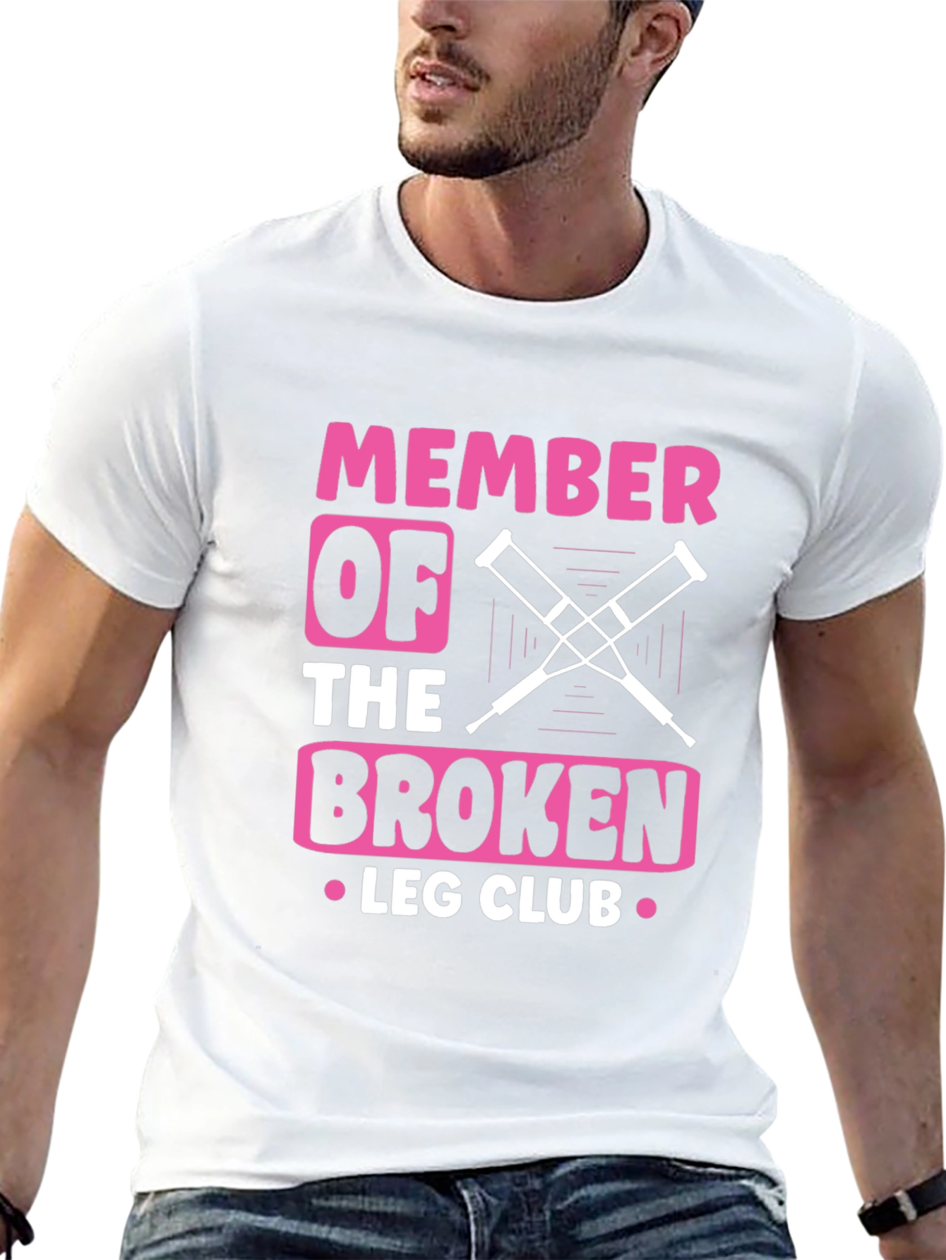 Broken Leg Club T-Shirt - Get Well Gift!