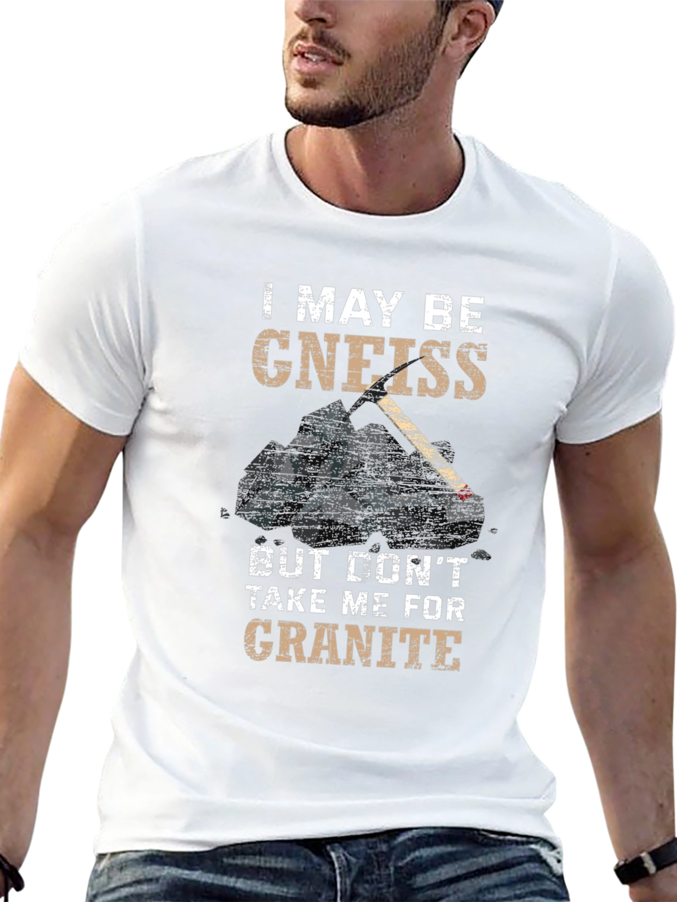 Funny Geology T-Shirt - Gneiss Granite Pun