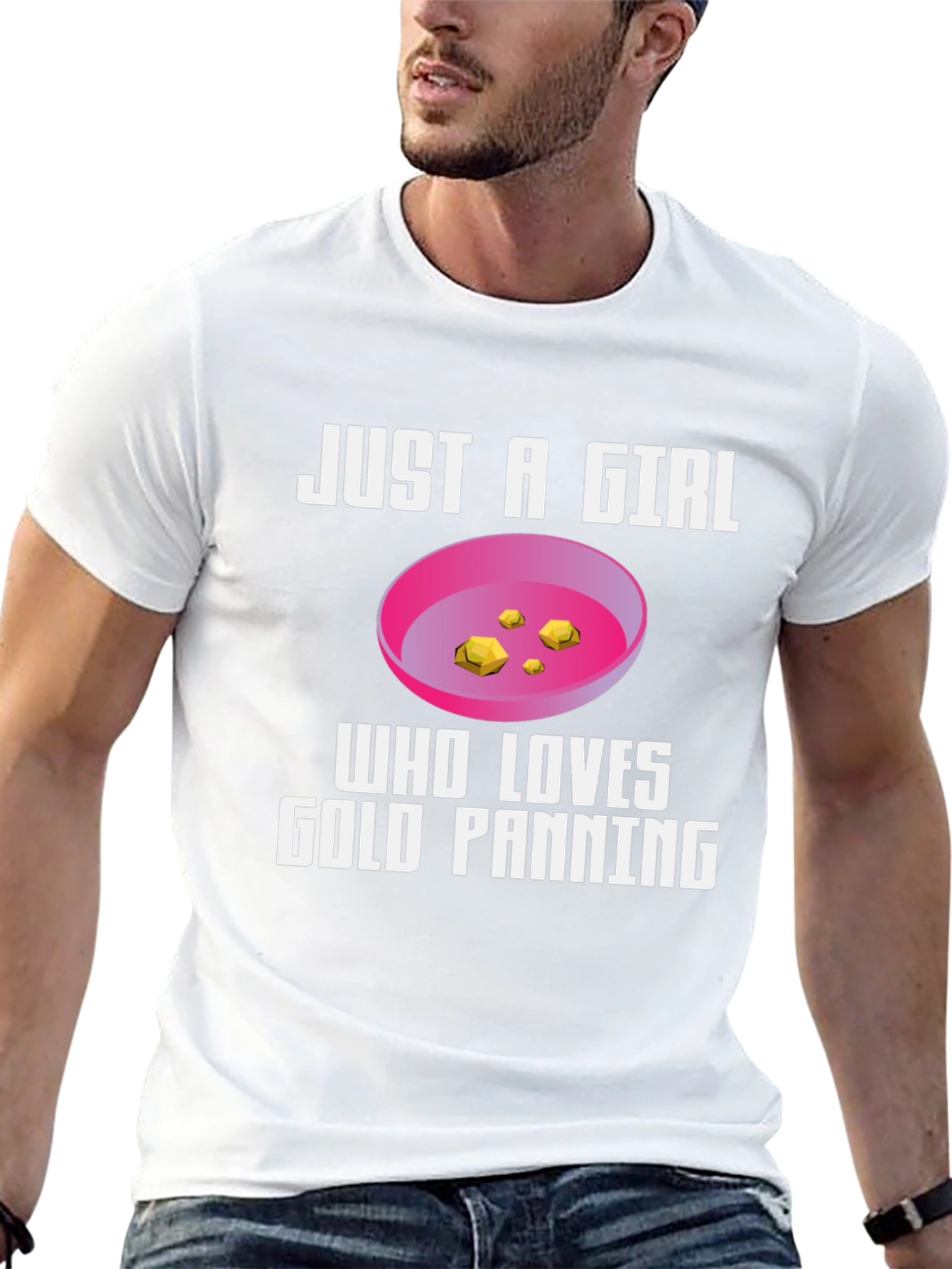 Just A Girl Who Loves Gold Panning T-Shirt