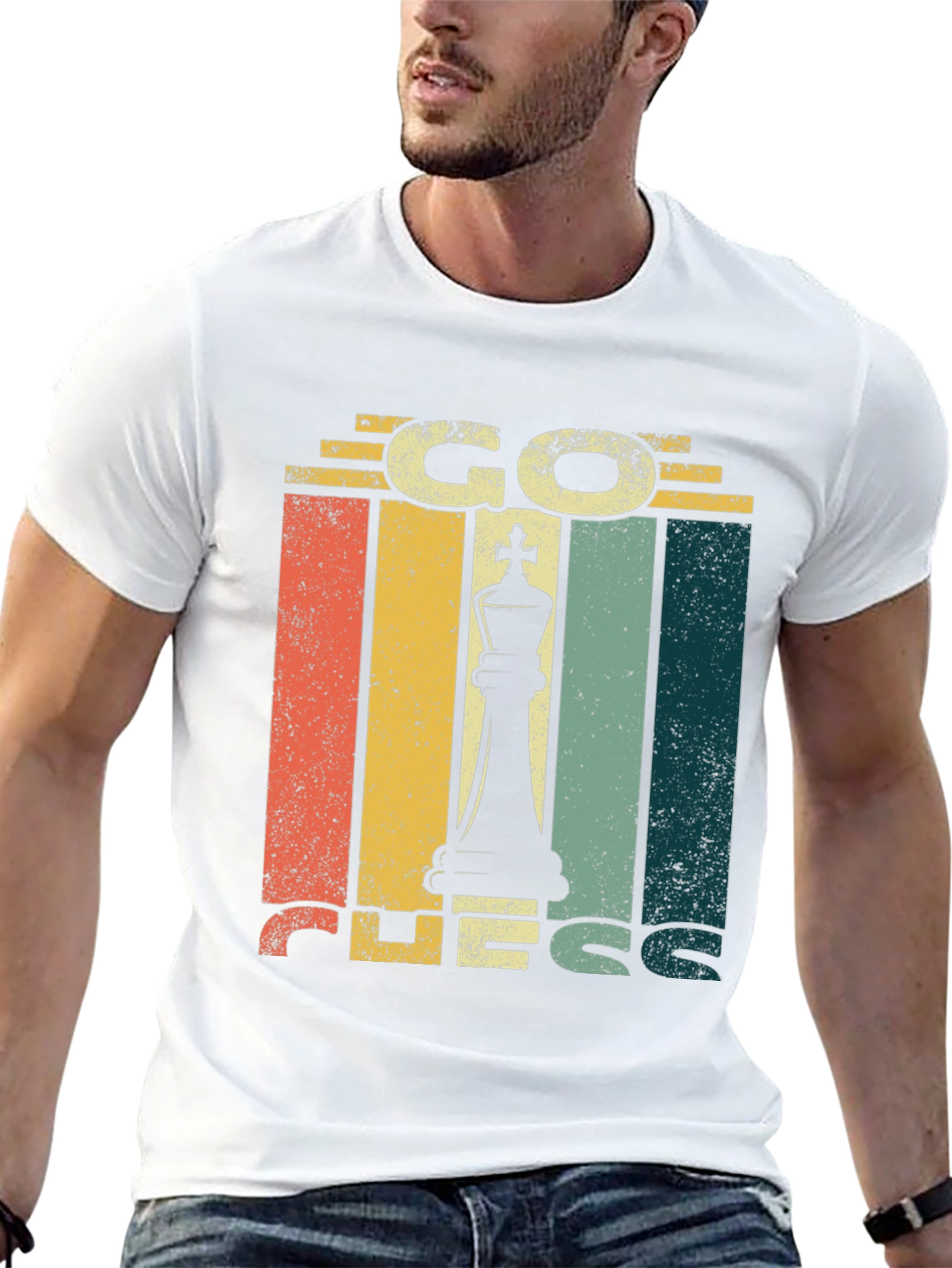 Go Chess Retro Style T-Shirt