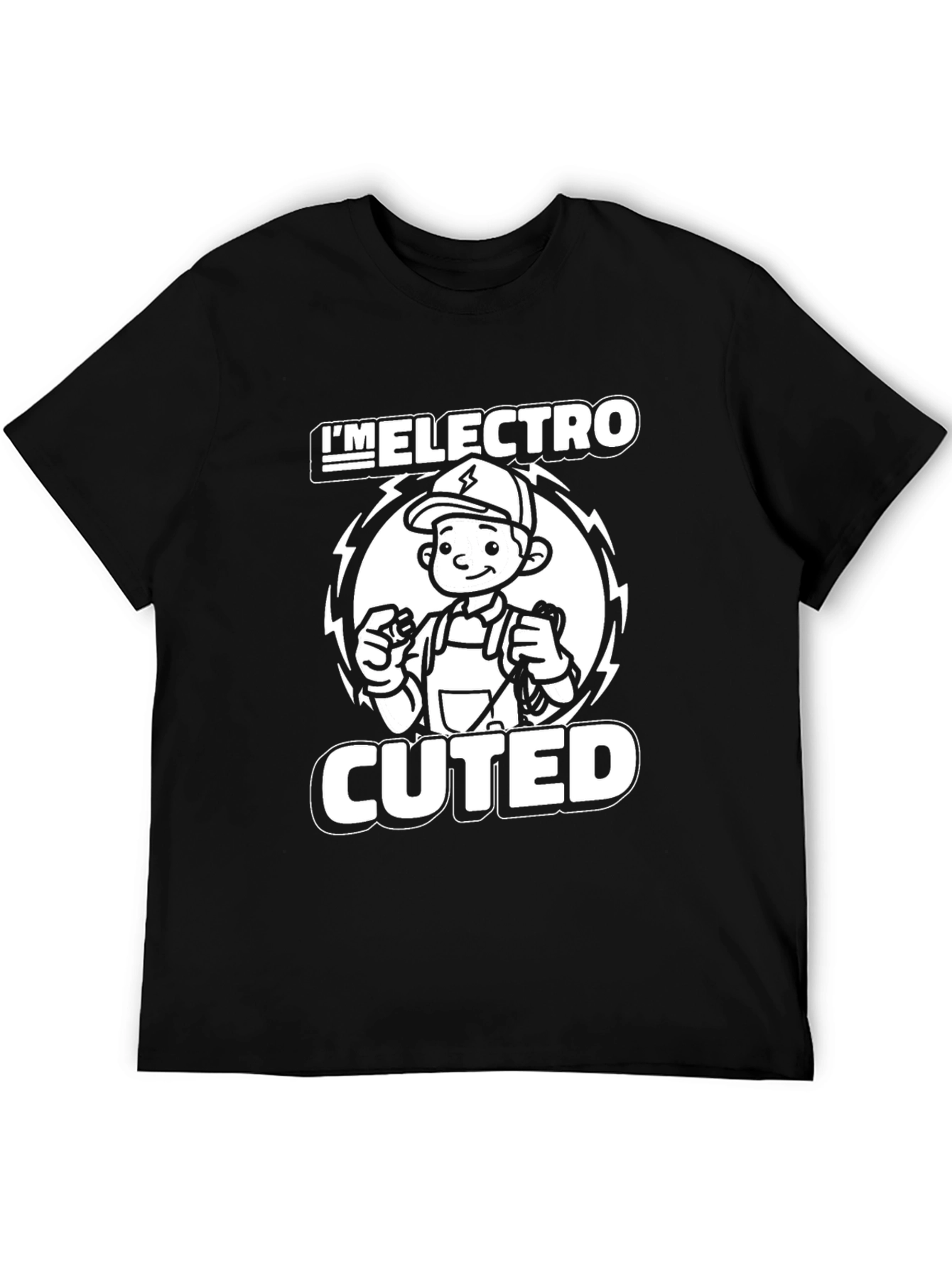 Electro Cuted T-Shirt - Electrician Humor Tee