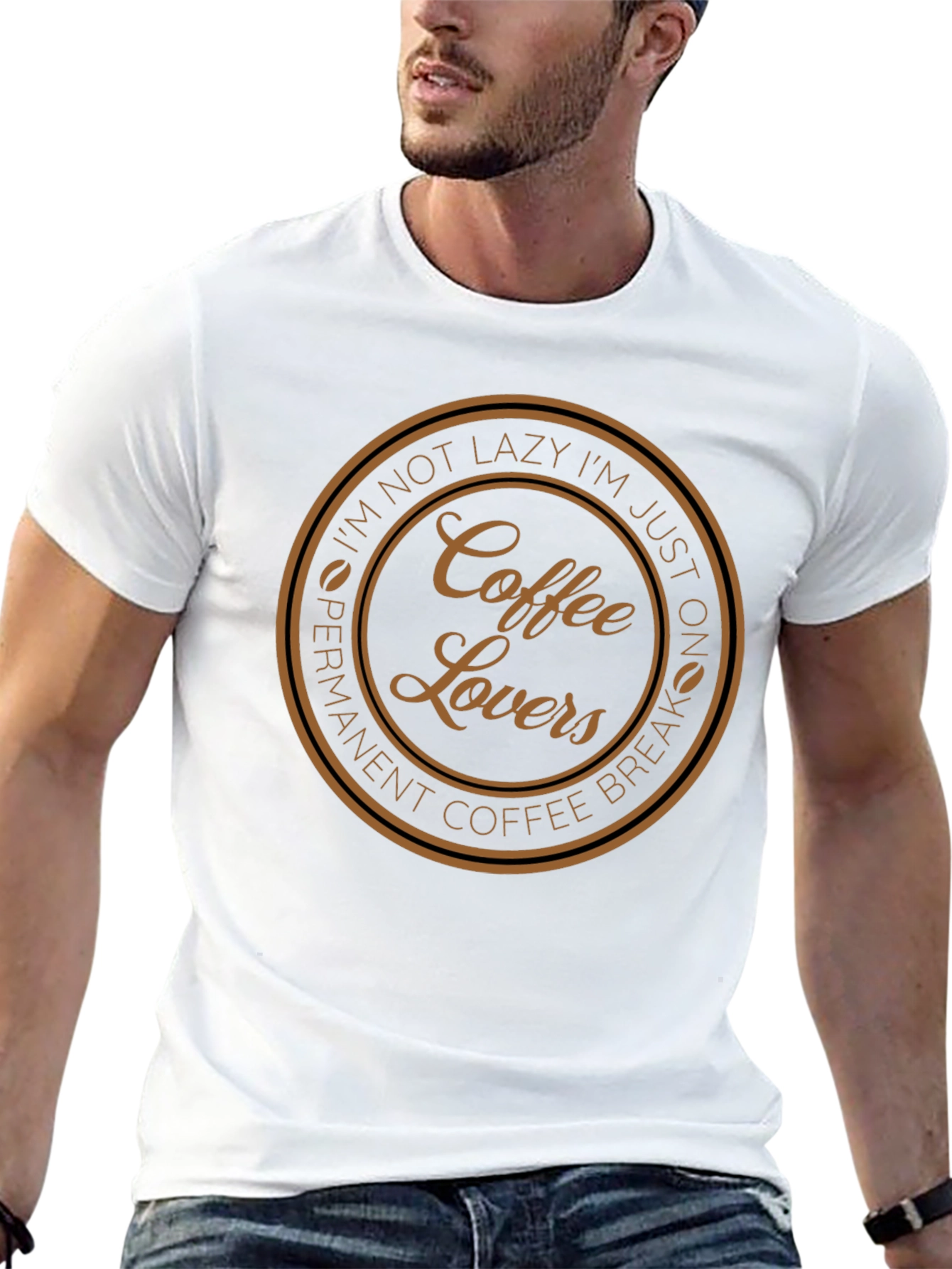 Coffee Lovers Graphic Tee - Permanent Coffee Break
