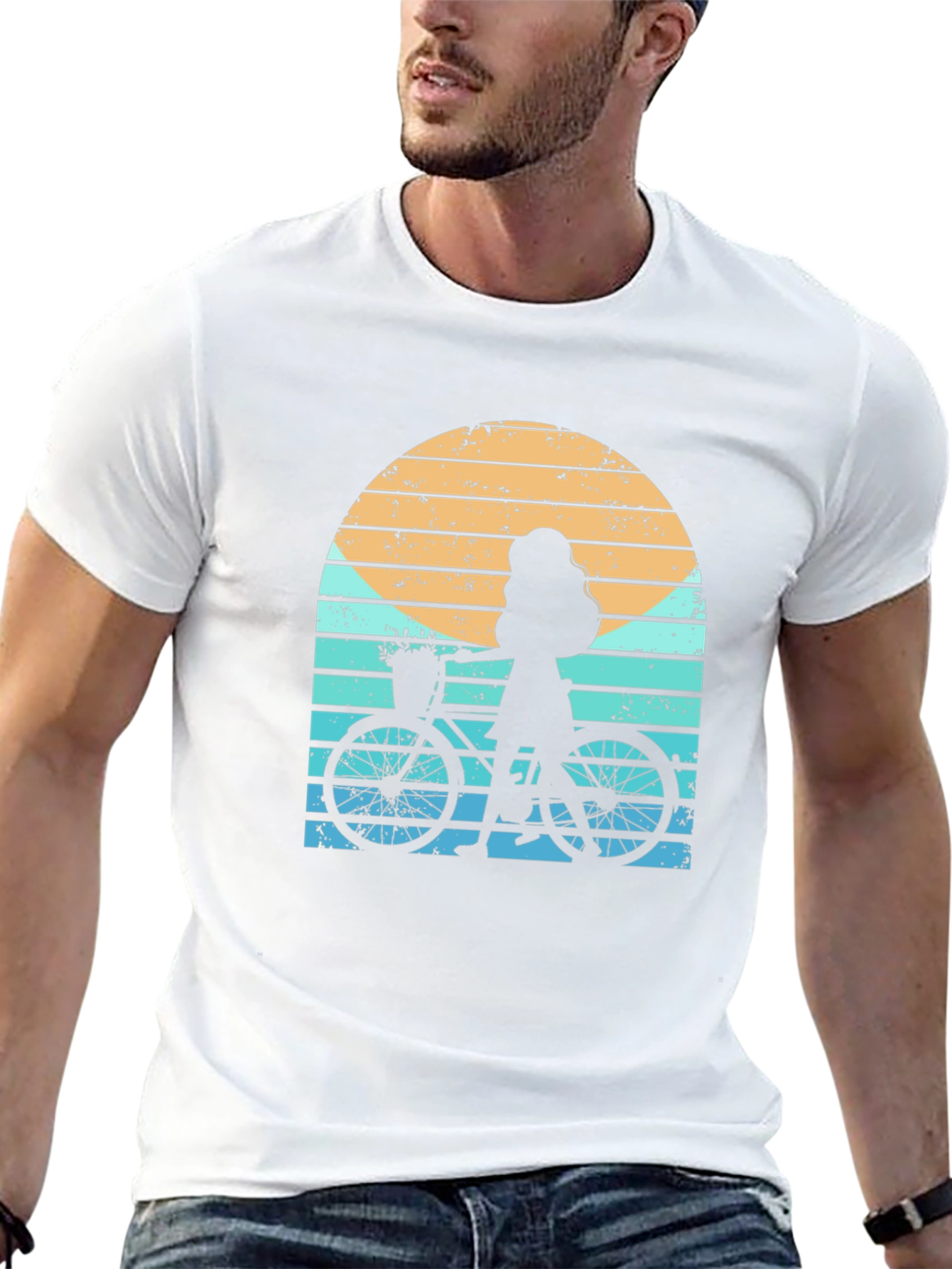 Retro Bicycle Ride Graphic Tee