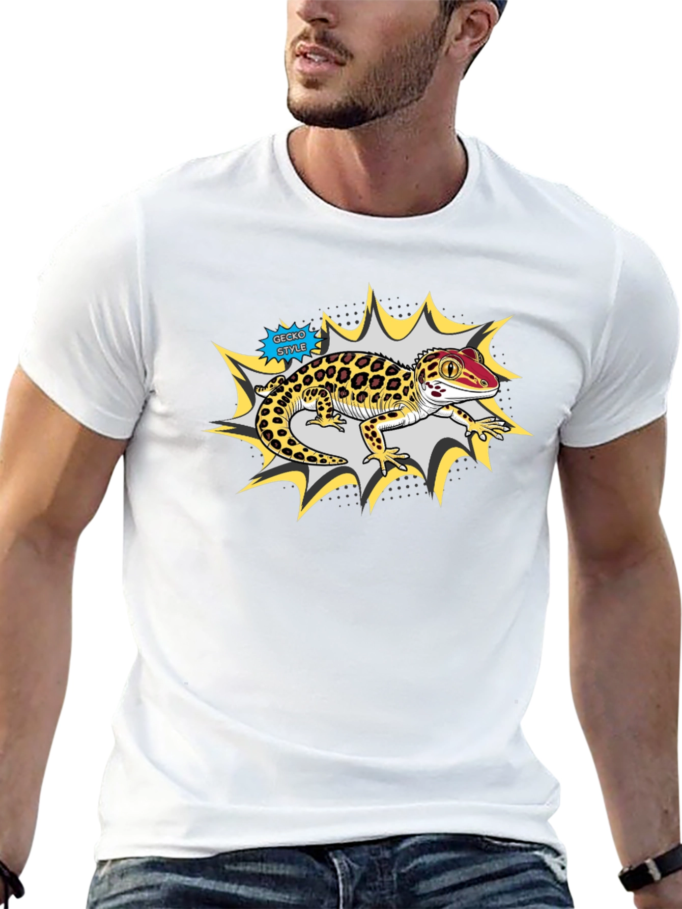 Gecko Style Graphic T-Shirt
