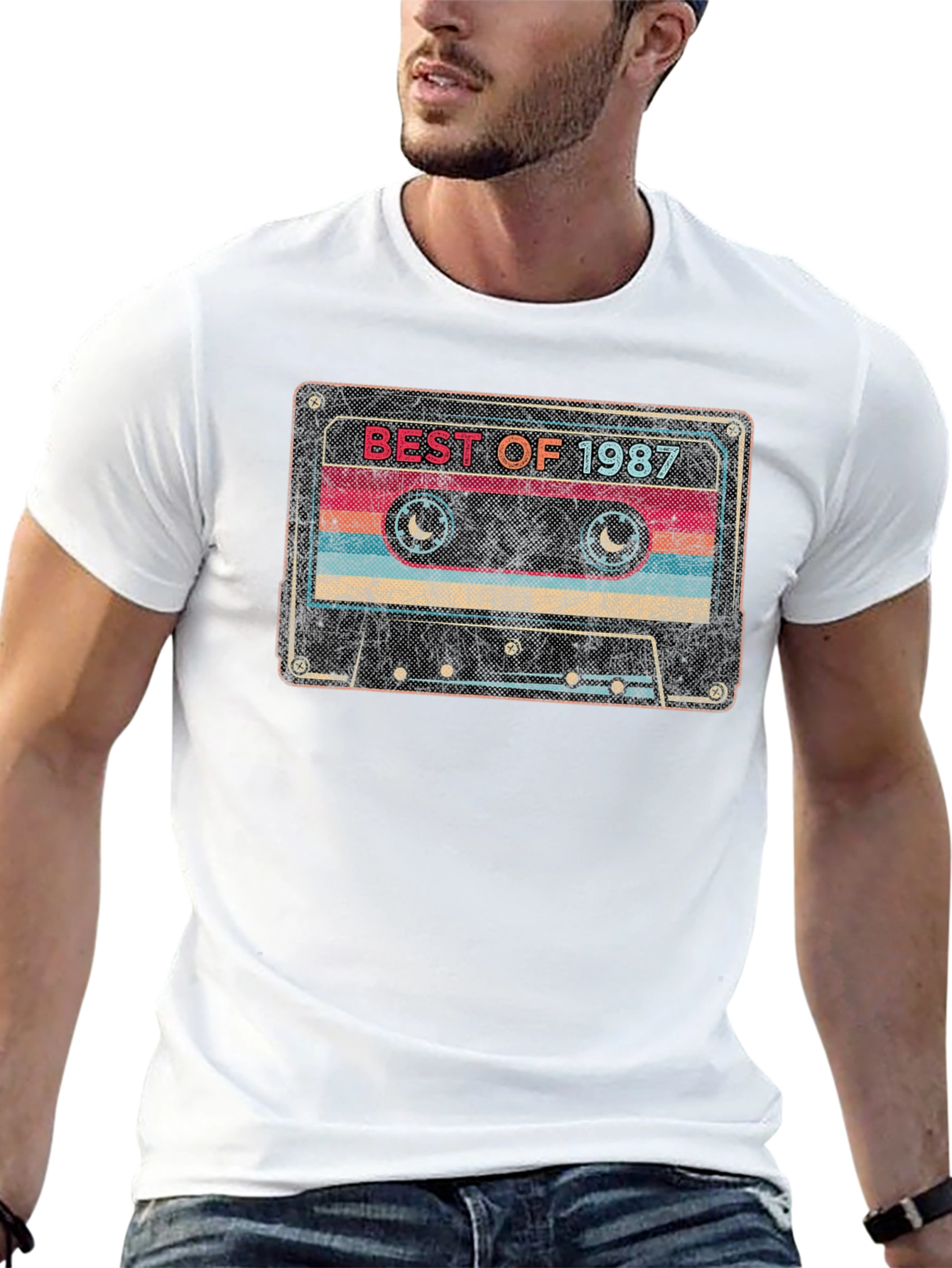 Retro Cassette Best of 1987 Graphic Tee