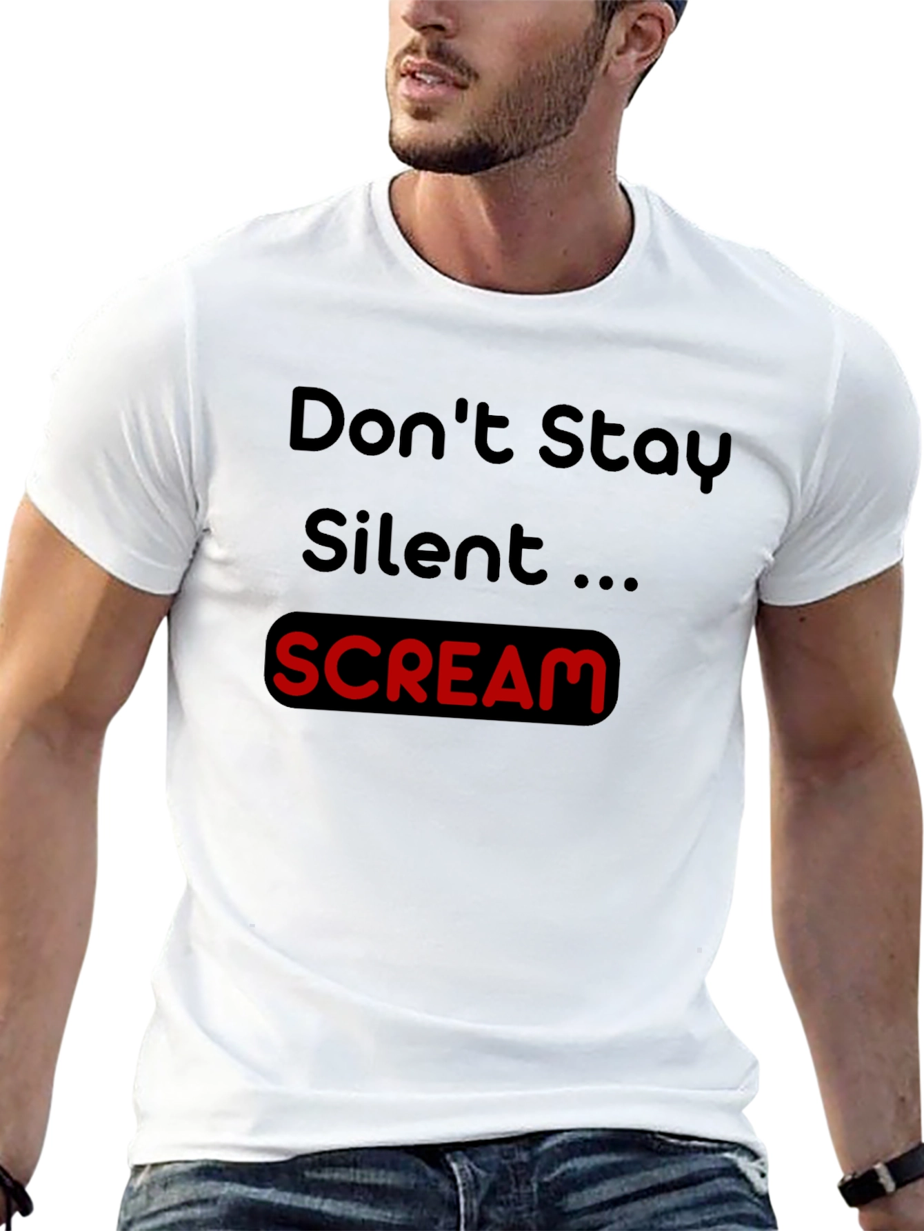 Dont Stay Silent Scream Tee