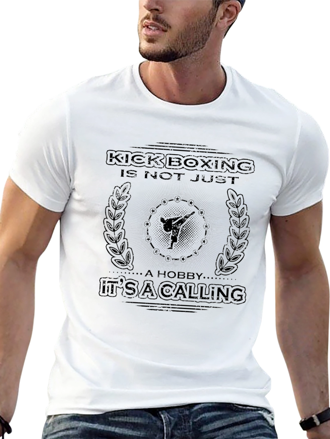 Kickboxing Calling Graphic Tee - Martial Arts T-Shirt