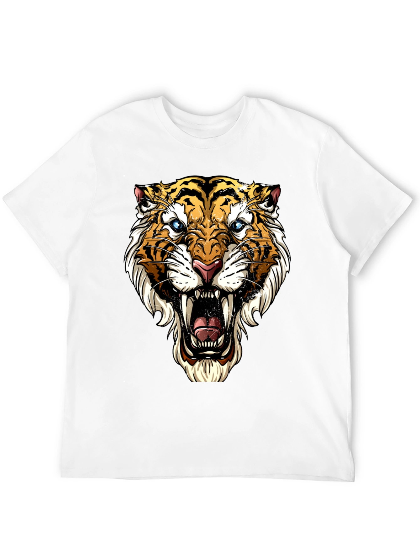 Roaring Tiger Graphic Tee - Bold Black T-Shirt