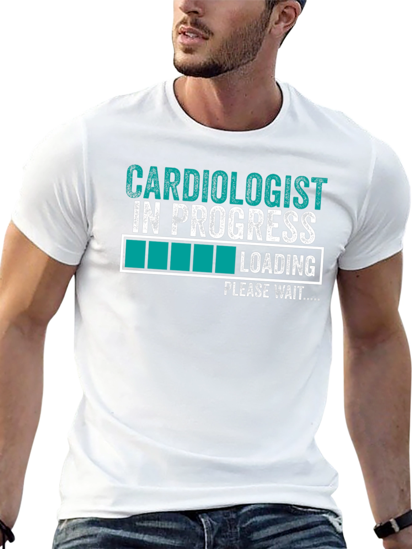 Cardiologist in Progress Loading T-Shirt