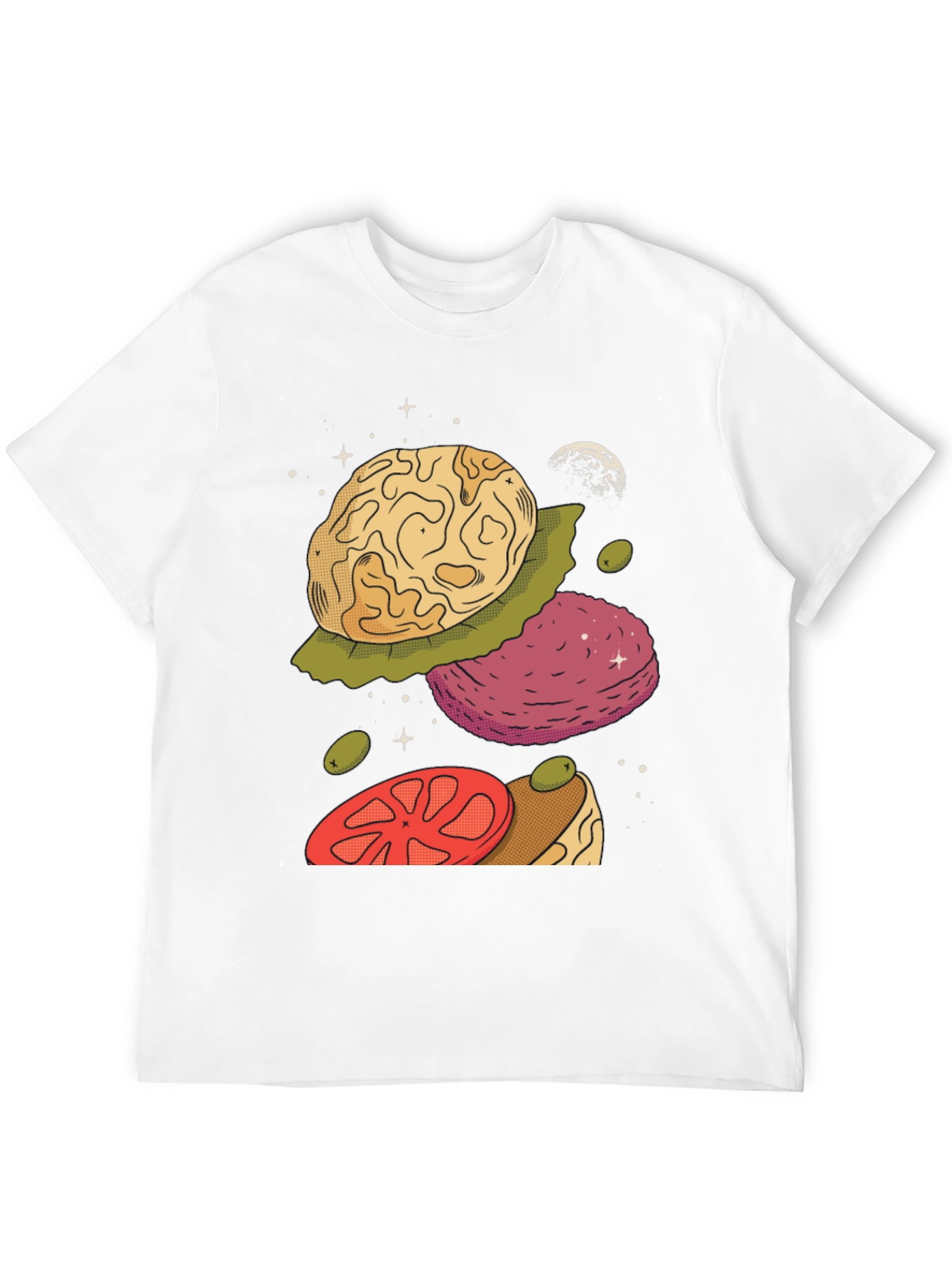 Cosmic Burger Black Graphic Tee