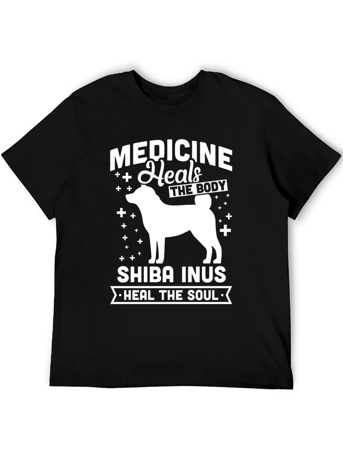 Shiba Inu Medicine Heals the Soul Graphic T-Shirt