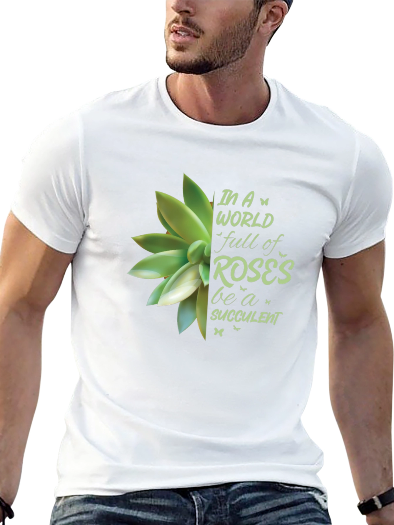 Be a Succulent T-Shirt - Unisex Soft Cotton Tee