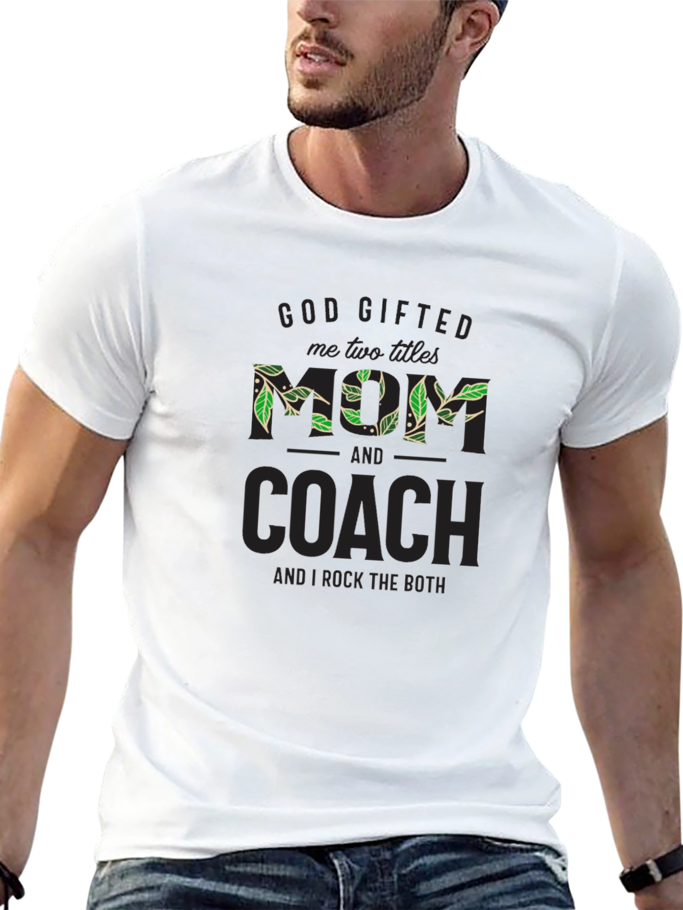 Mom and Coach Graphic T-Shirt