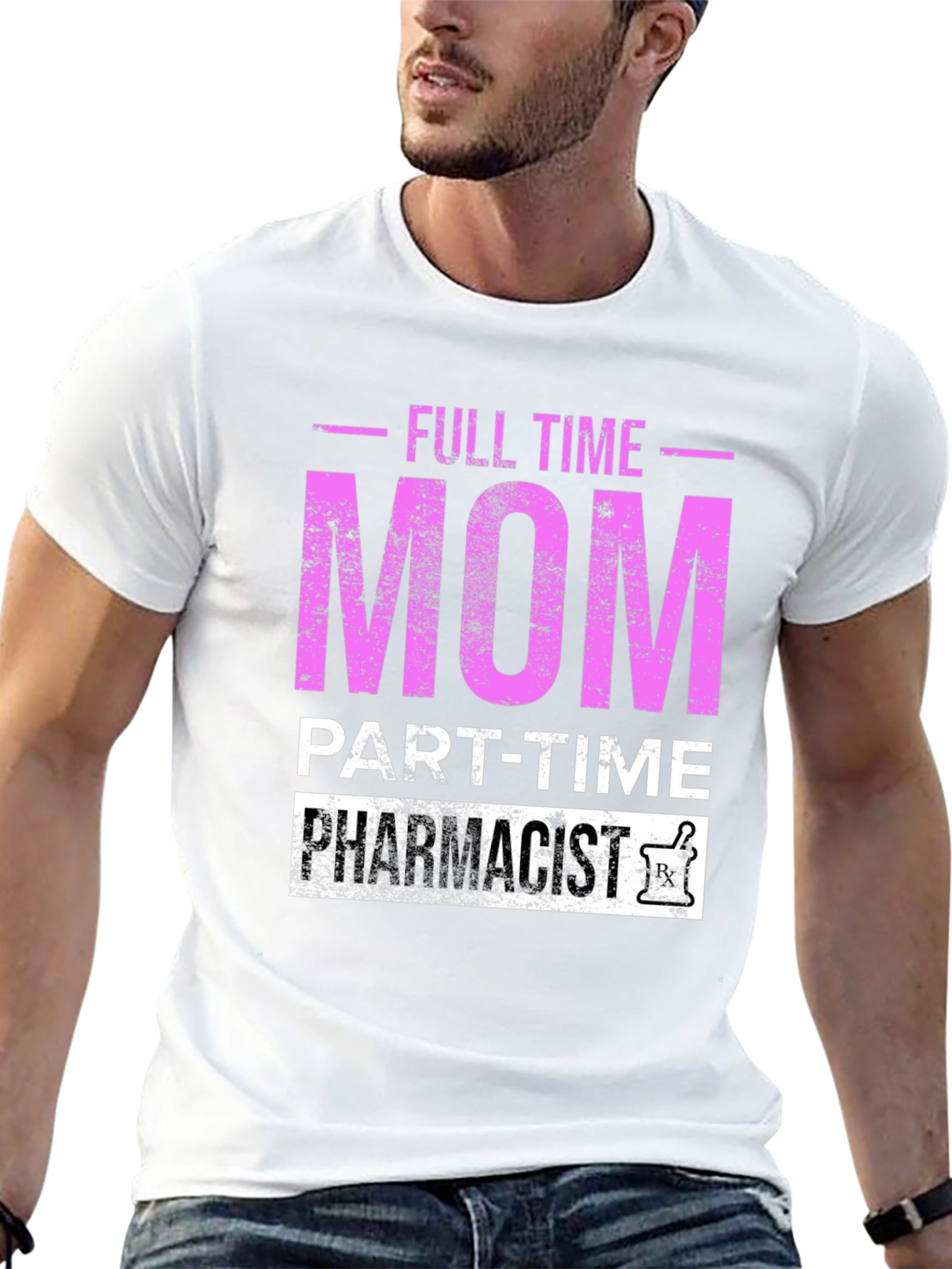 Full Time Mom Part-Time Pharmacist T-Shirt