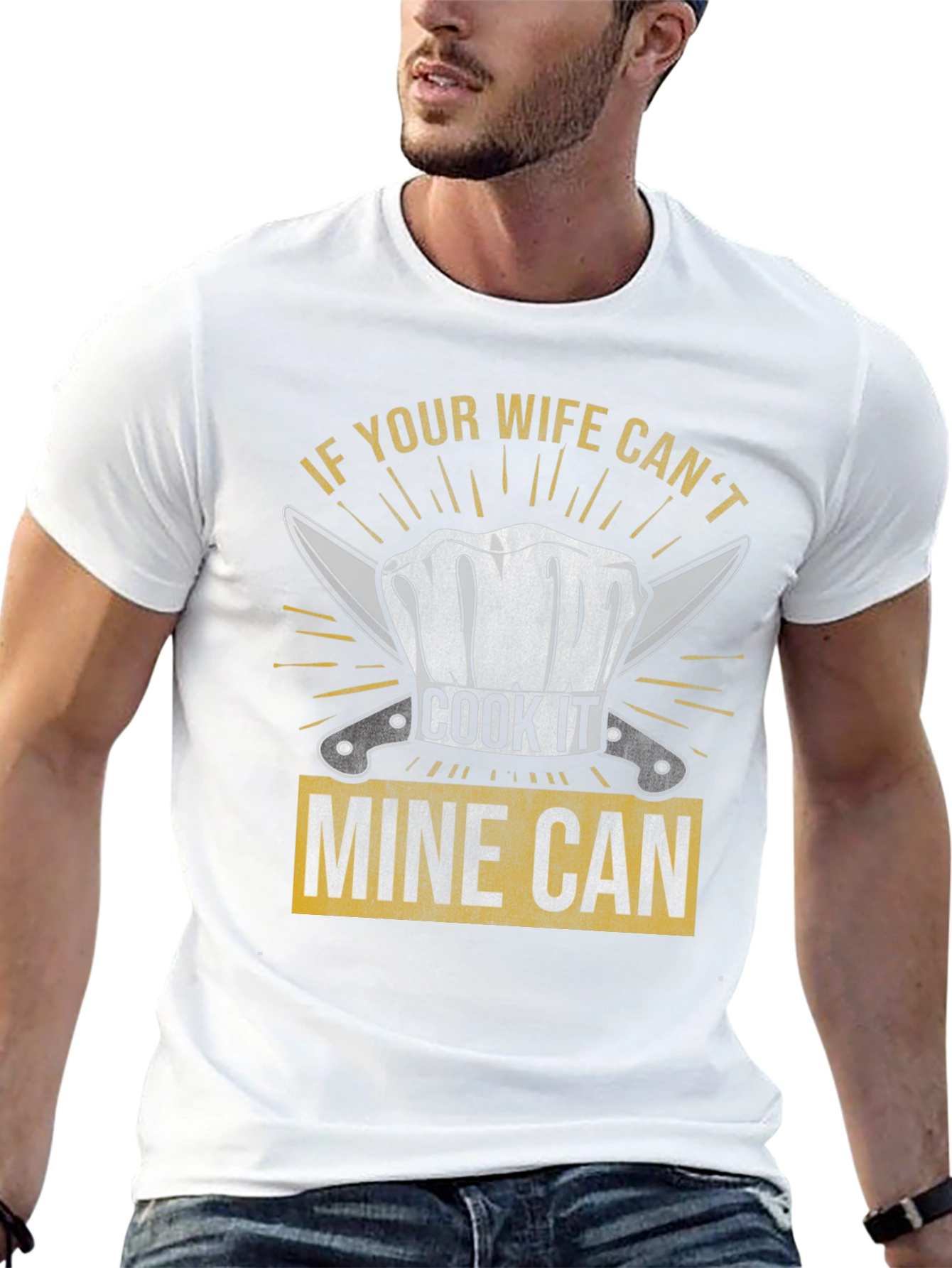 Funny Chef Wife T-Shirt - Mine Can Cook It!