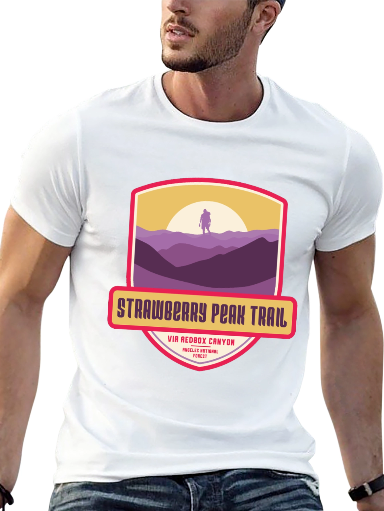 Strawberry Peak Trail T-Shirt - Hiker Adventure