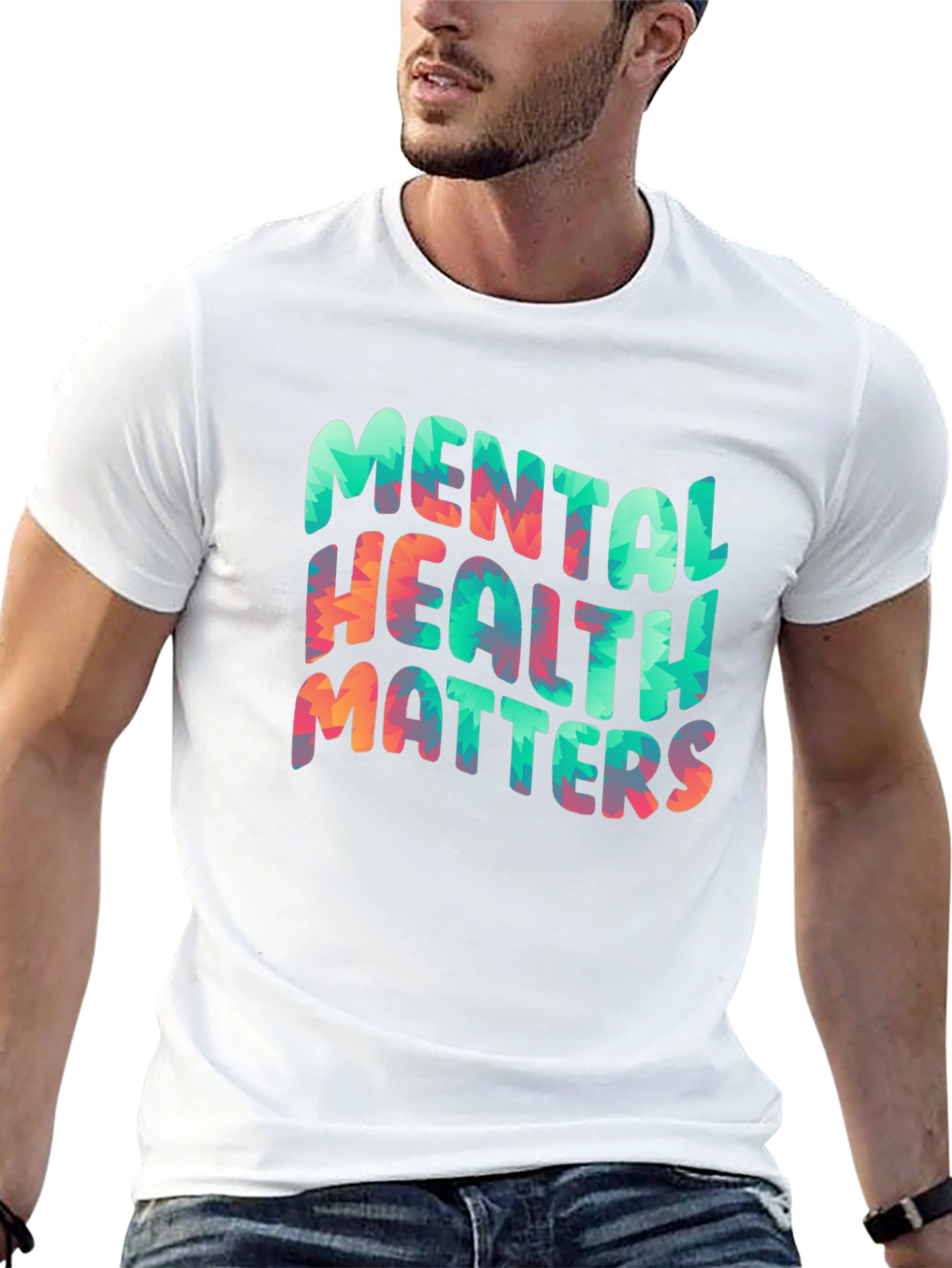 Mental Health Matters Graphic Tee - Unisex Black T-Shirt