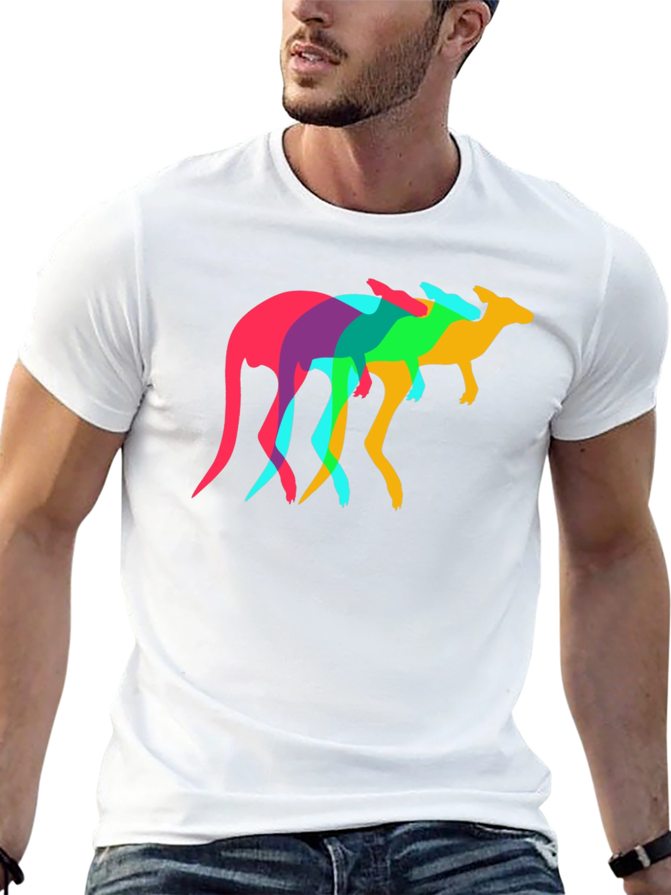 Colorful Kangaroo T-Shirt