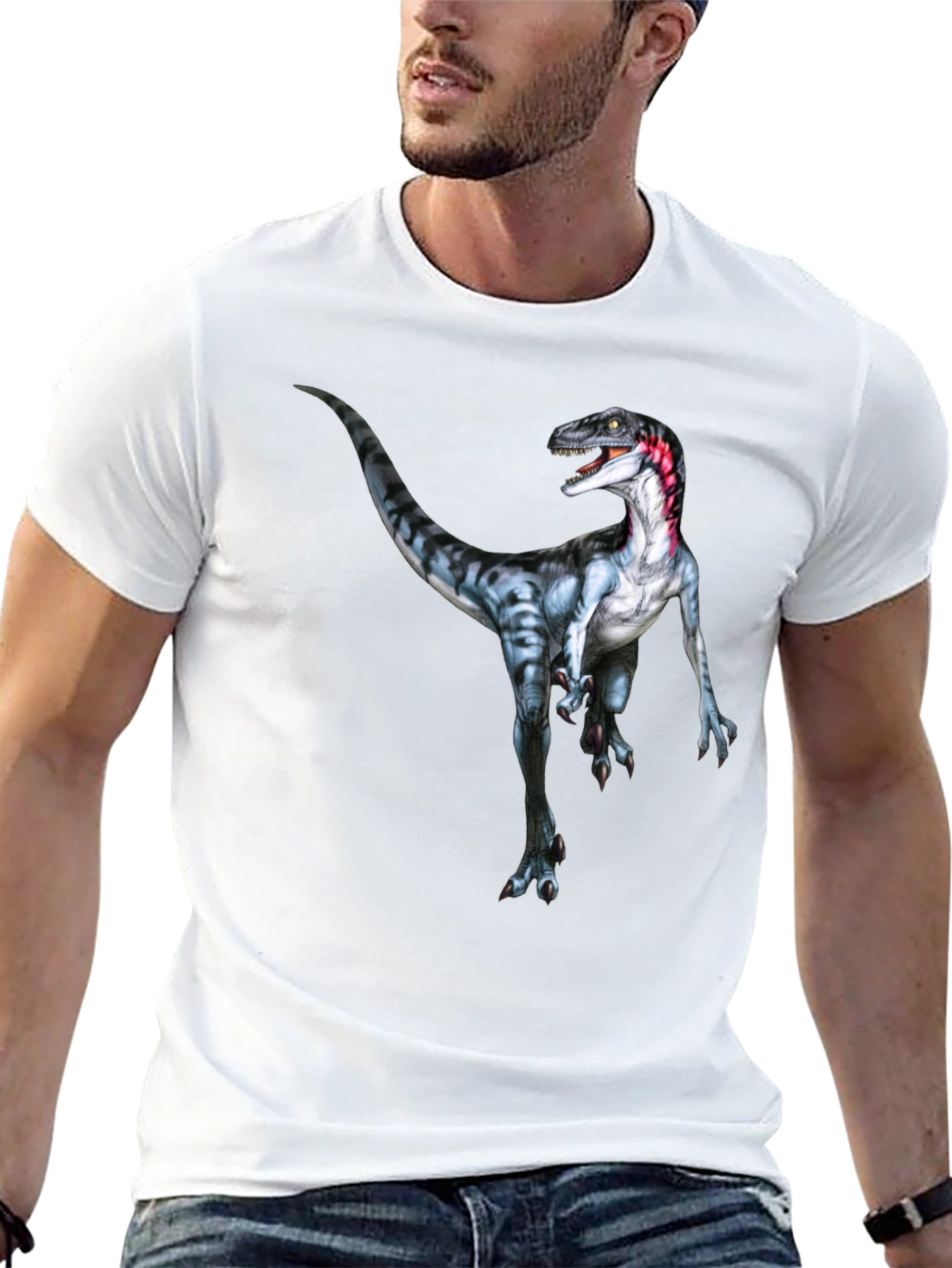 Dinosaur Graphic Print T-Shirt
