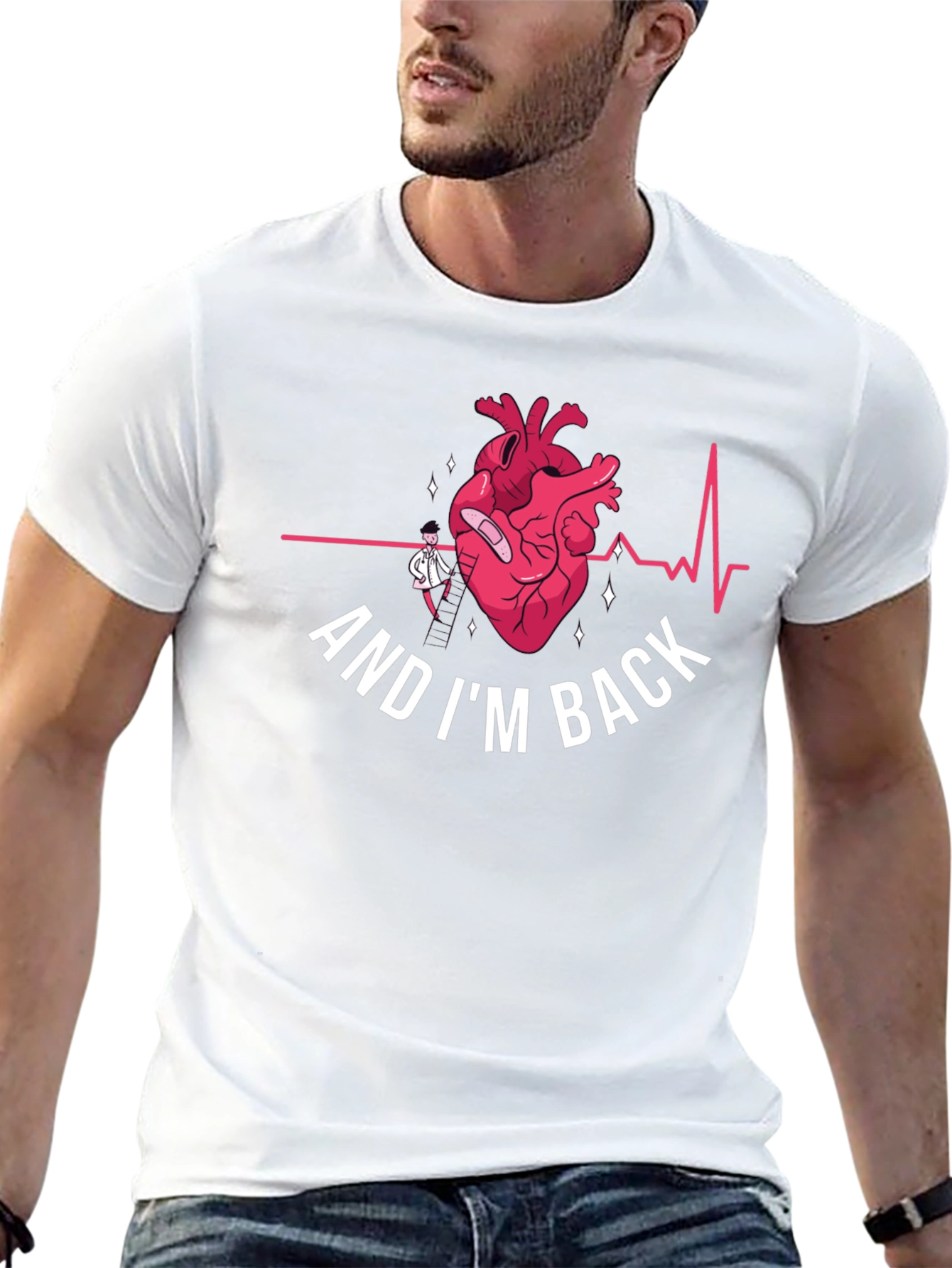 Heart Surgery Recovery T-Shirt - And Im Back