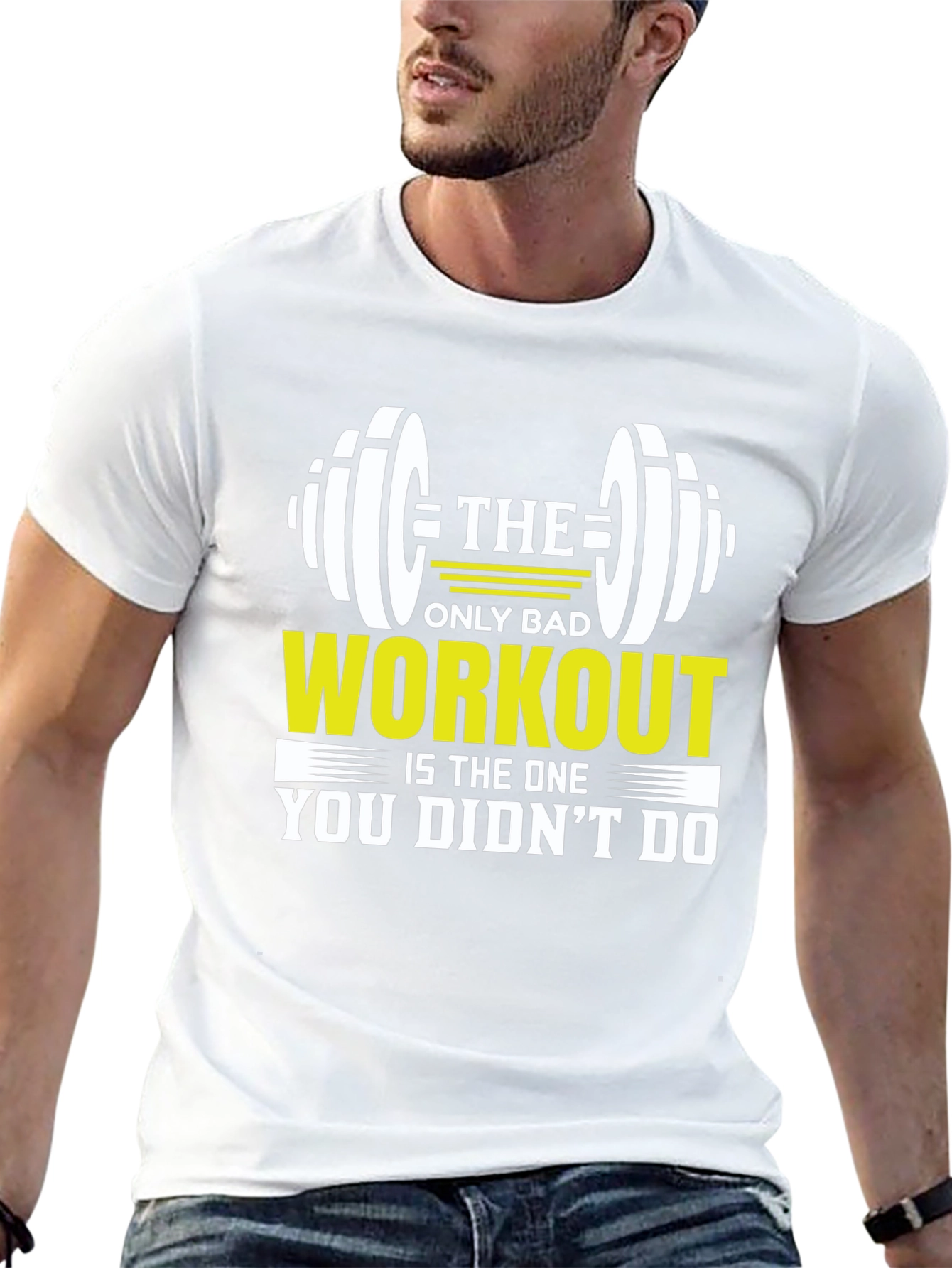Workout Motivational Black T-Shirt