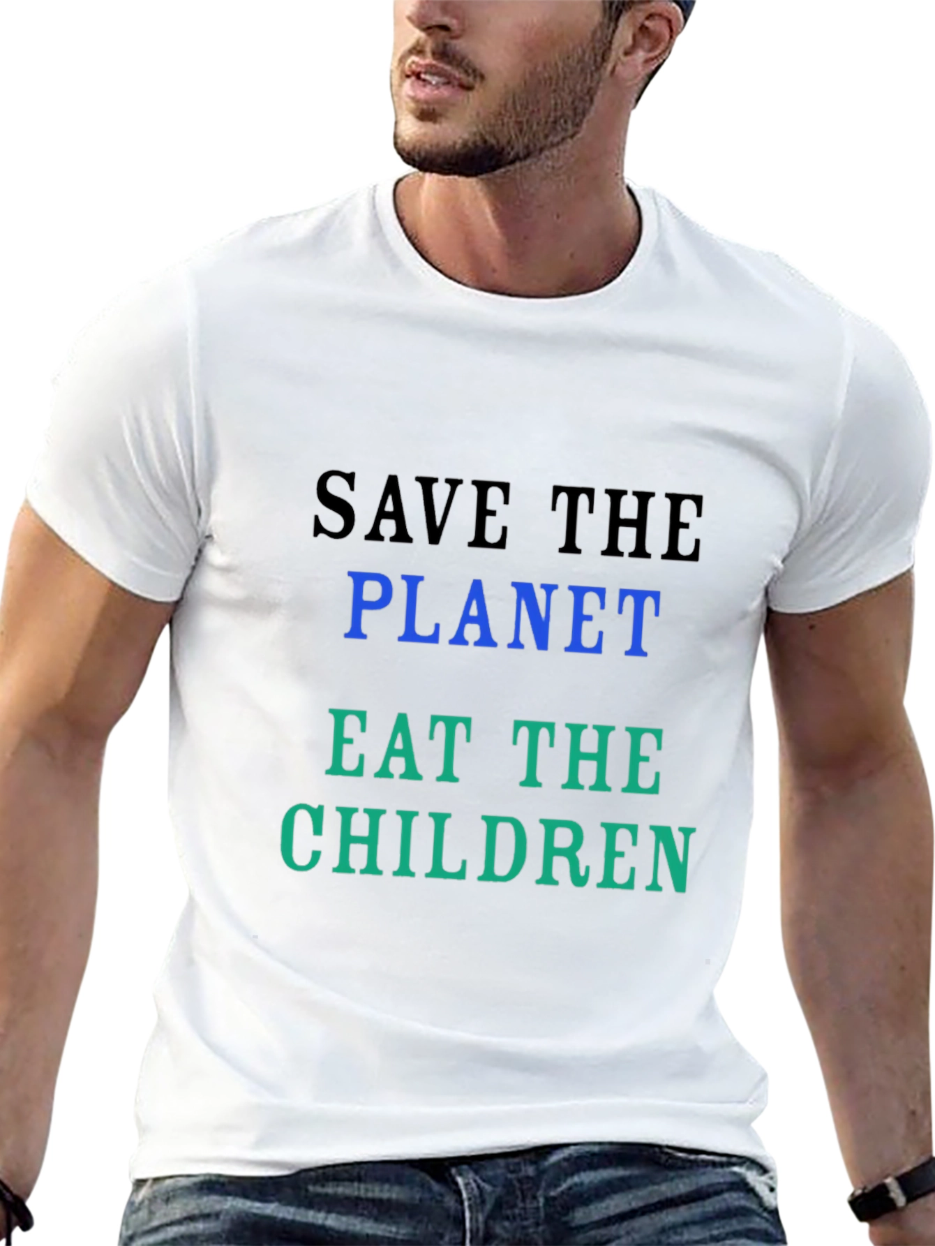 Save the Planet Slogan Tee