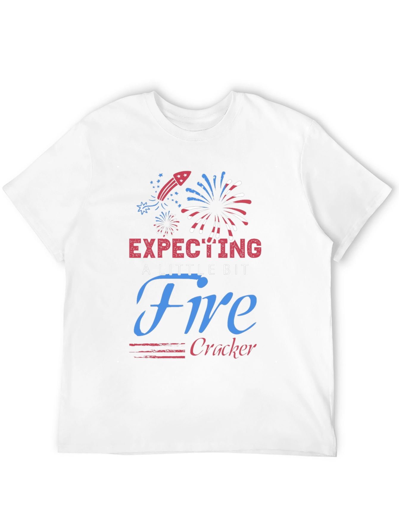 Expecting a Little Bit Firecracker Tee