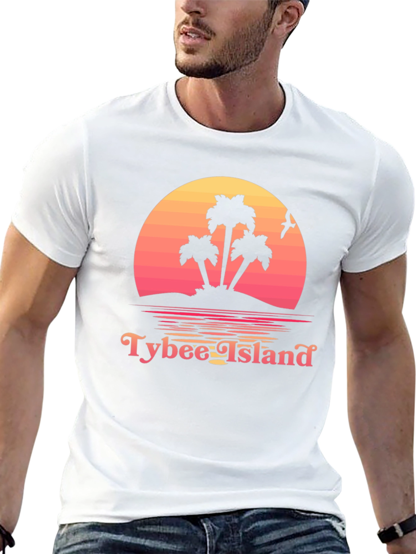 Tybee Island Sunset Graphic T-Shirt