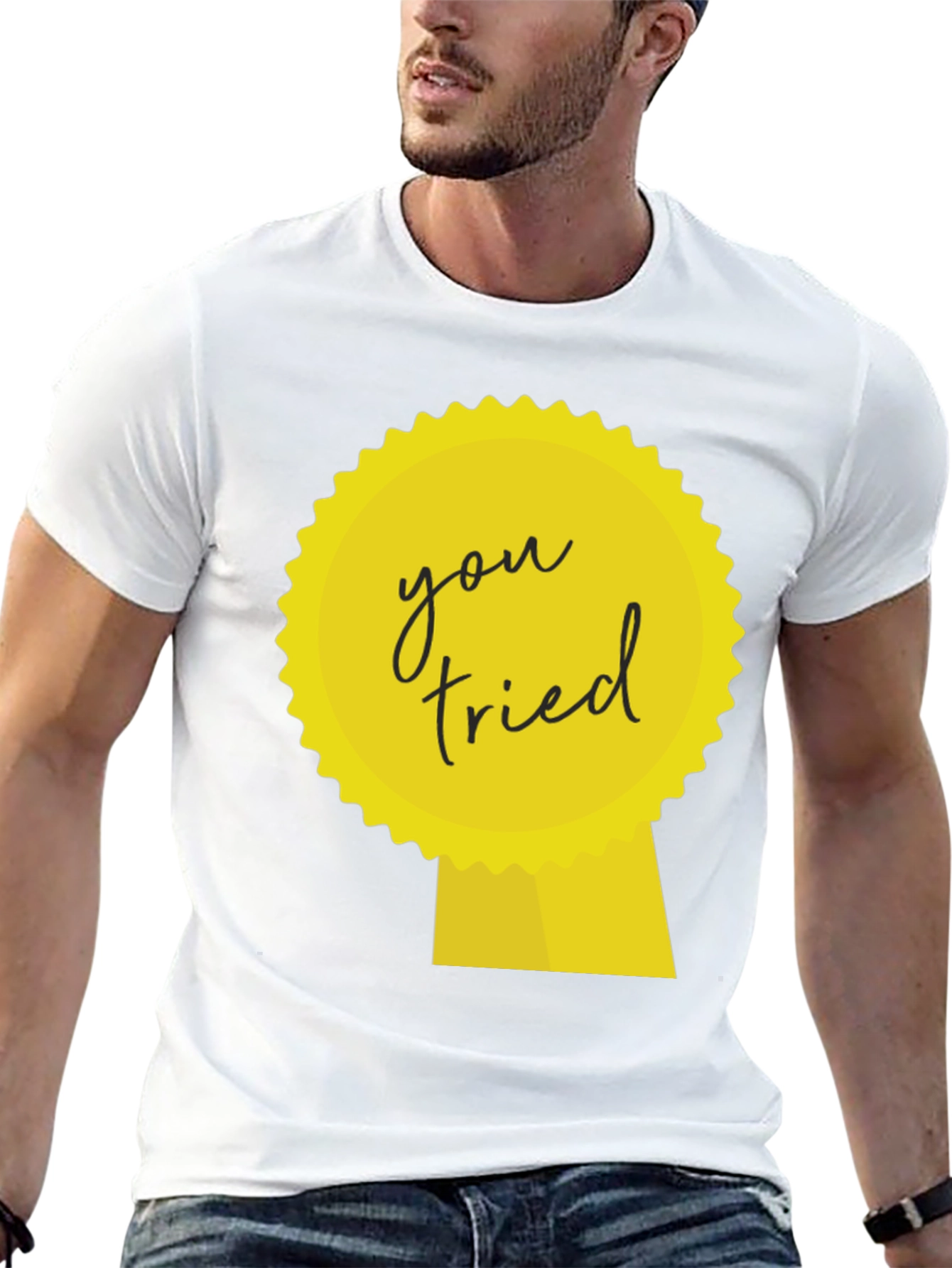 You Tried Ribbon Graphic T-Shirt