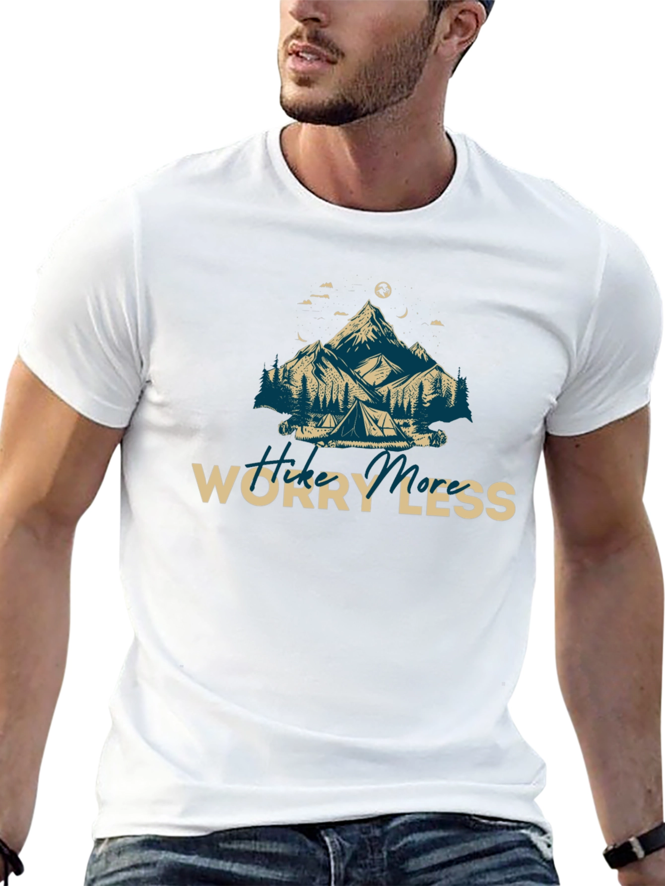Hike More Worry Less Graphic Tee
