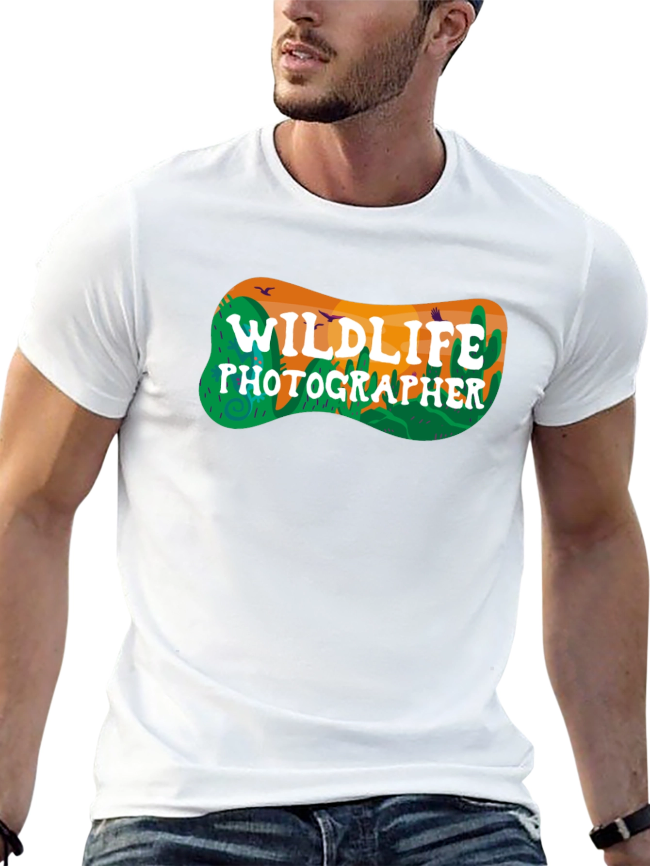 Wildlife Photographer Tee - Desert Theme