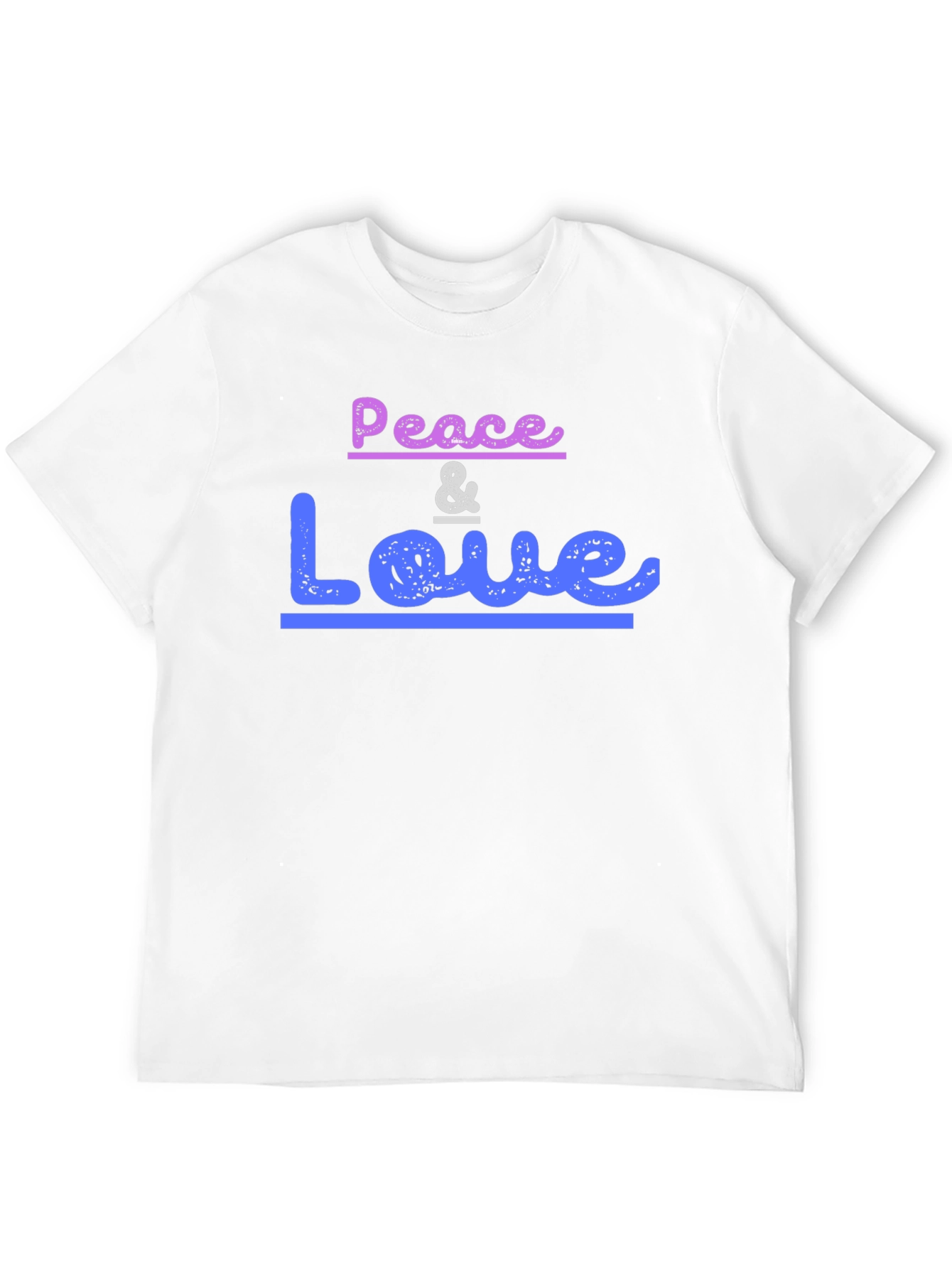 Peace & Love Graphic T-Shirt - Trendy Casual Wear