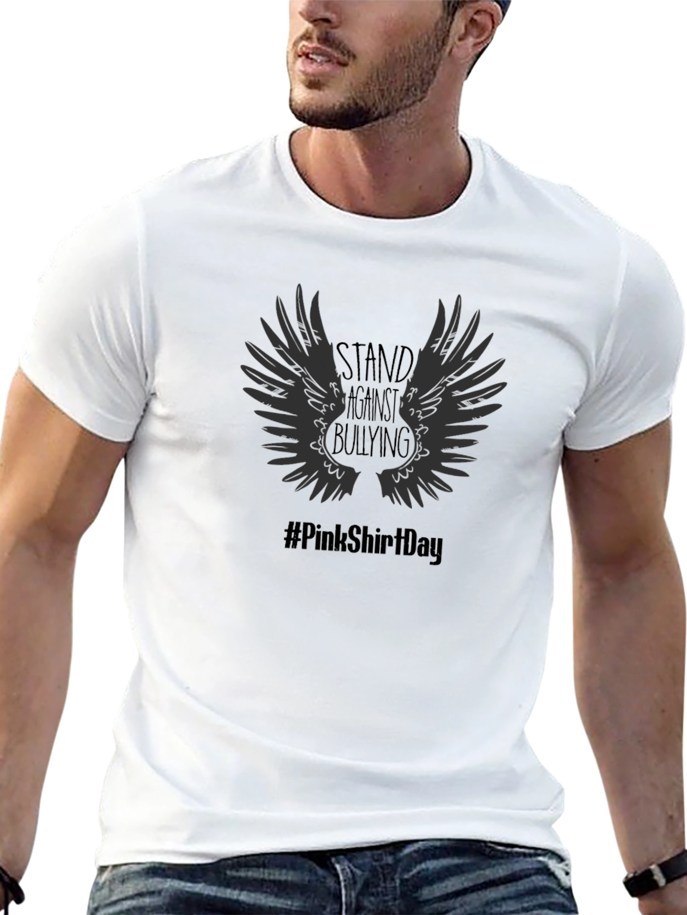 Stand Against Bullying T-Shirt - Pink Shirt Day