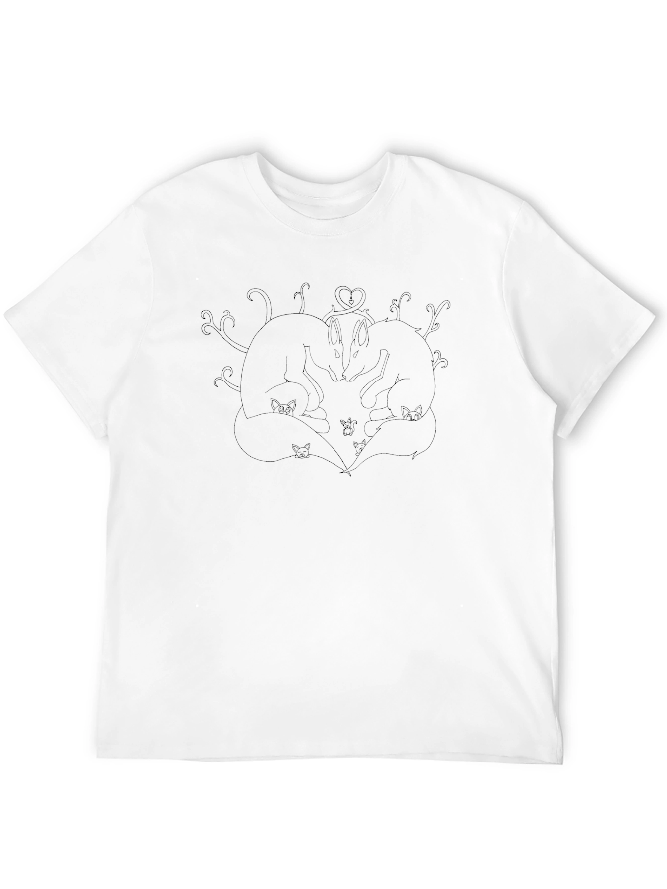 Black Love Foxes Graphic Tee