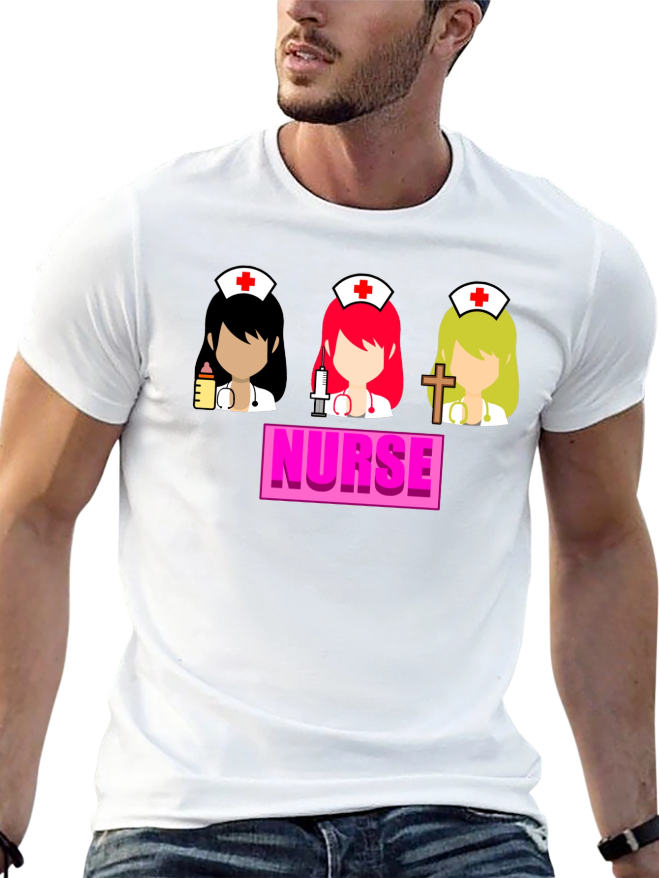 Nurse Trio Graphic T-Shirt