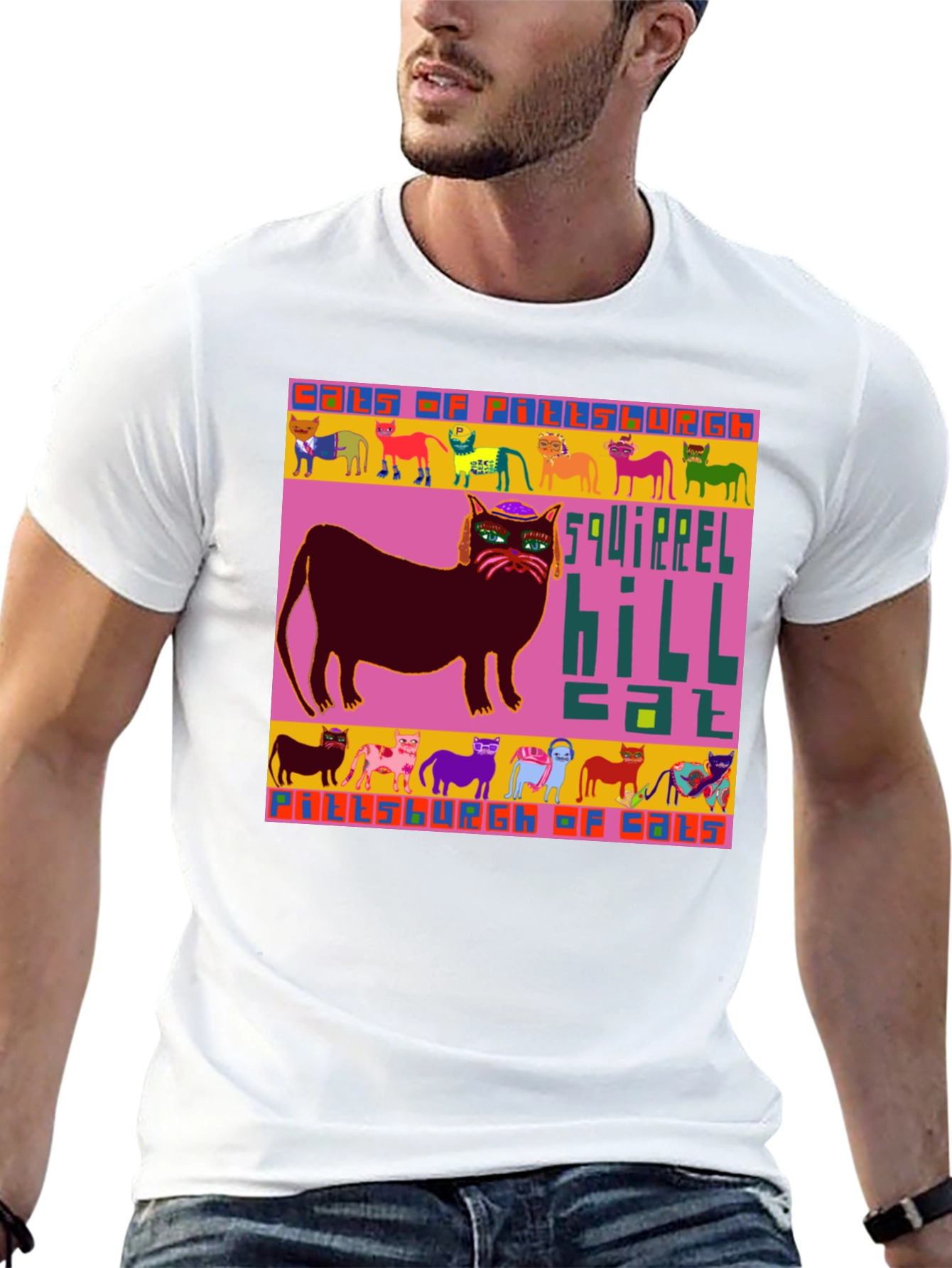 Squirrel Hill Cat T-Shirt