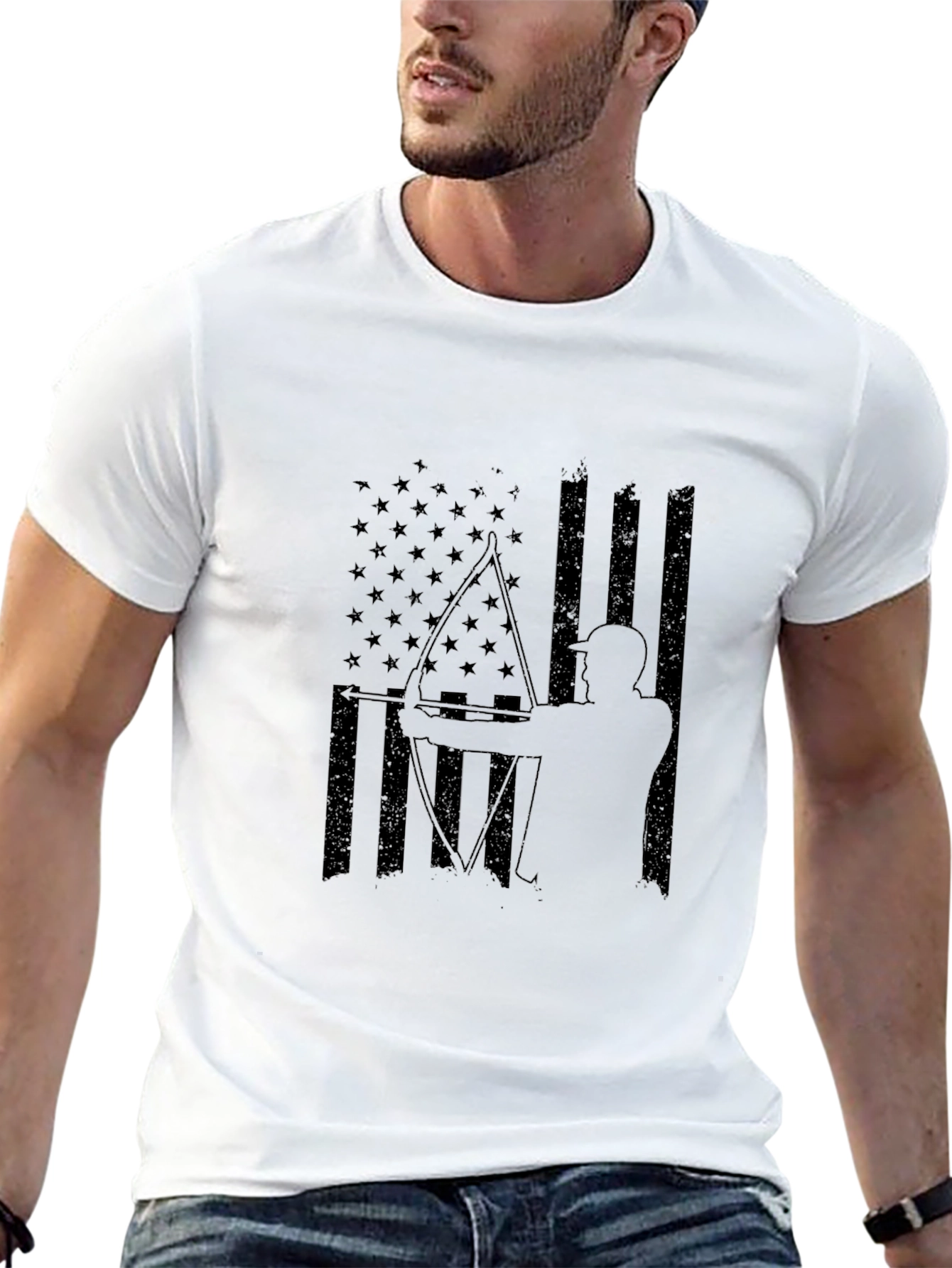 American Archer Graphic Tee - Patriotic Style