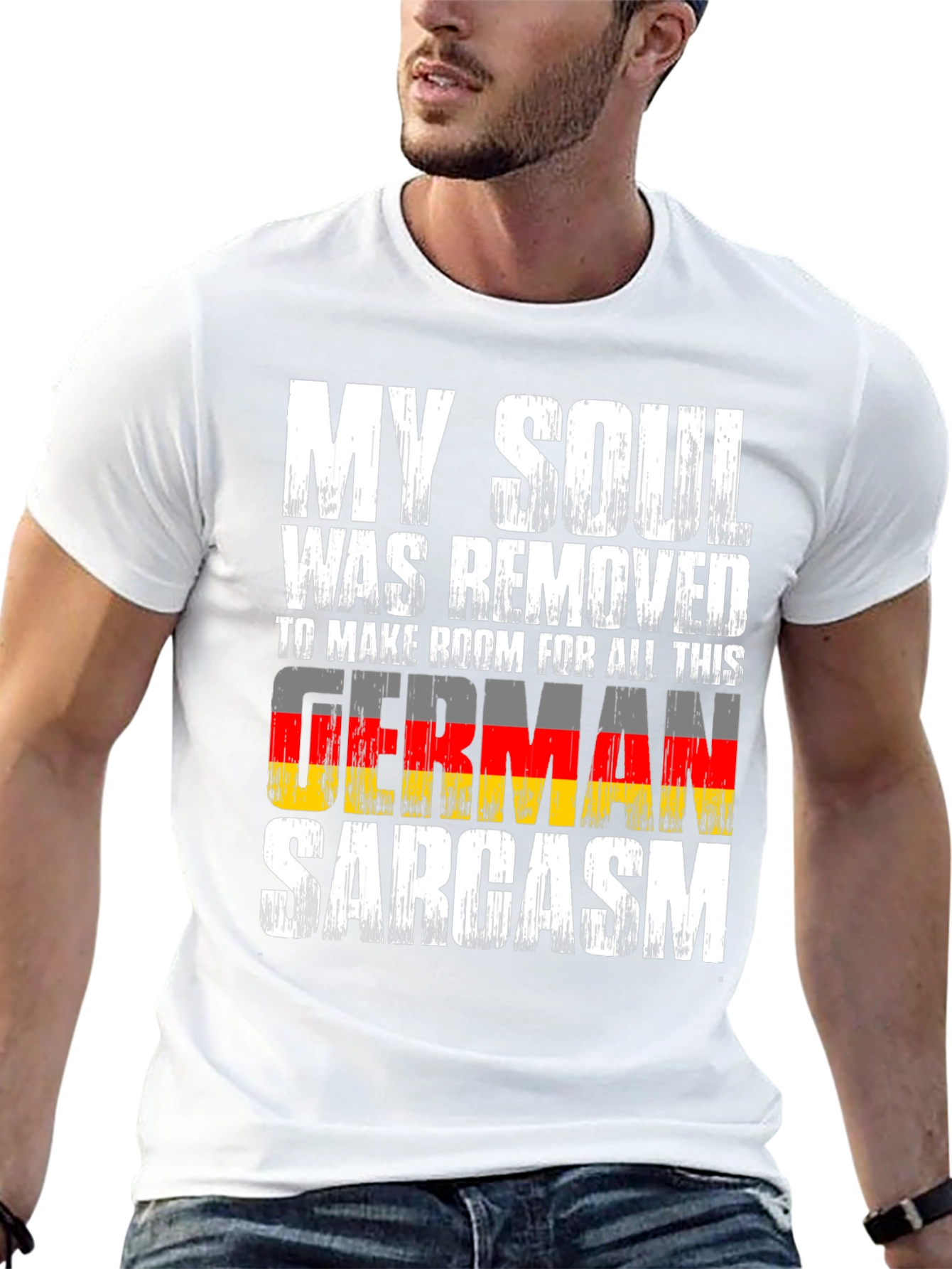 German Sarcasm T-Shirt: My Soul Removed