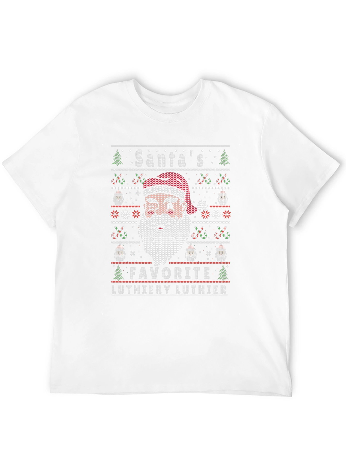 Santas Favorite Luthier Ugly Christmas Sweater T-Shirt