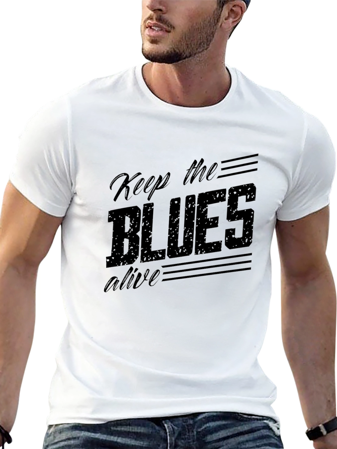 Keep the Blues Alive Graphic T-Shirt