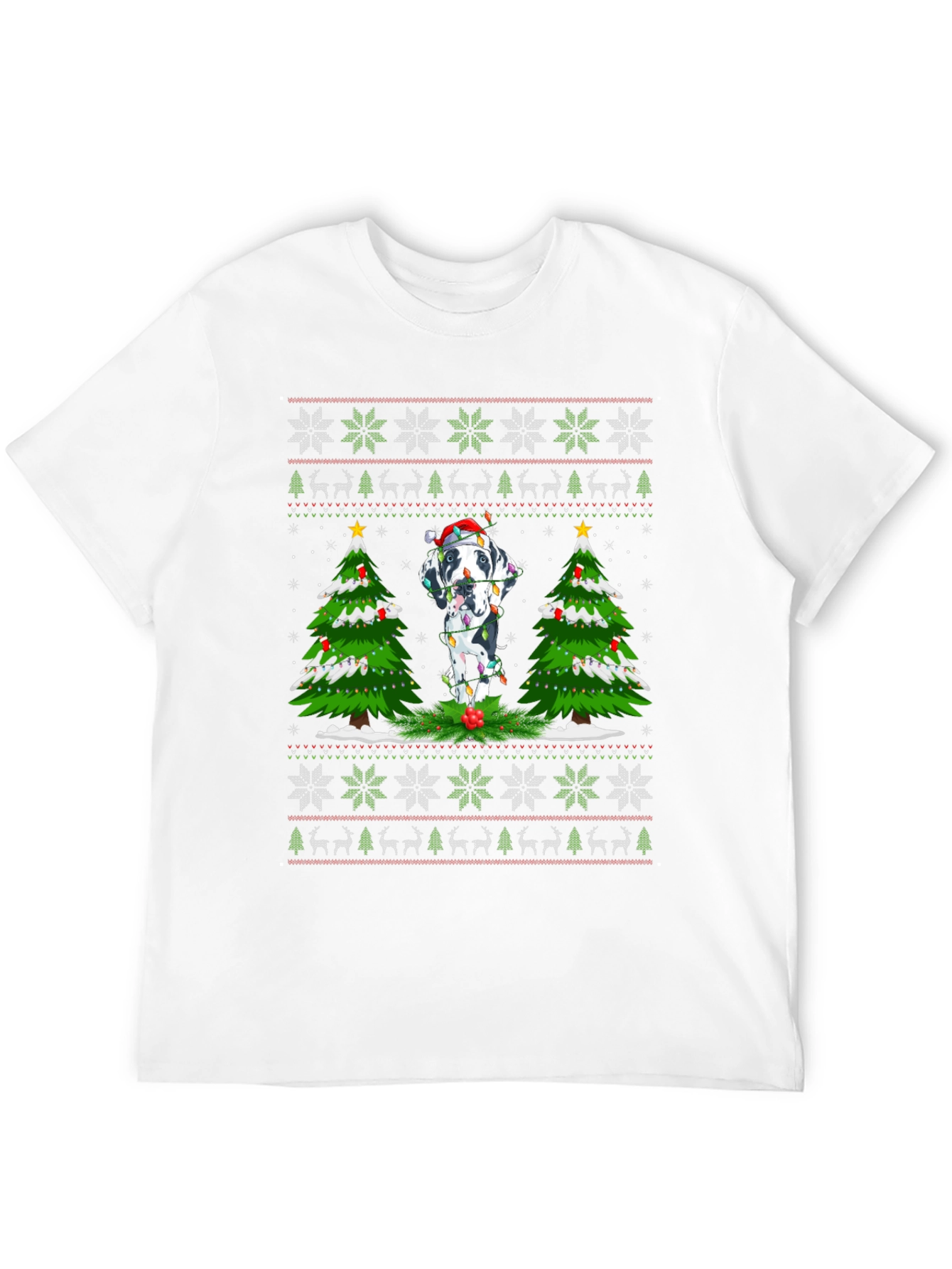 Christmas Dog Ugly Sweater T-Shirt