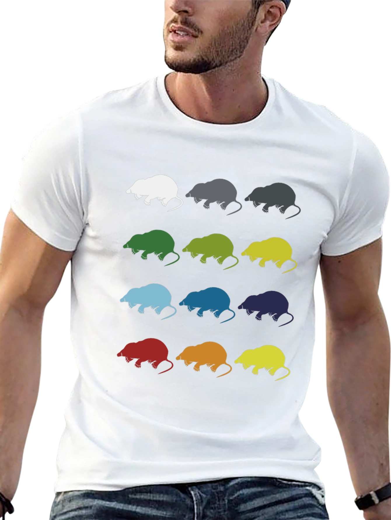Pop Art Mole T-Shirt | Unique Graphic Tee